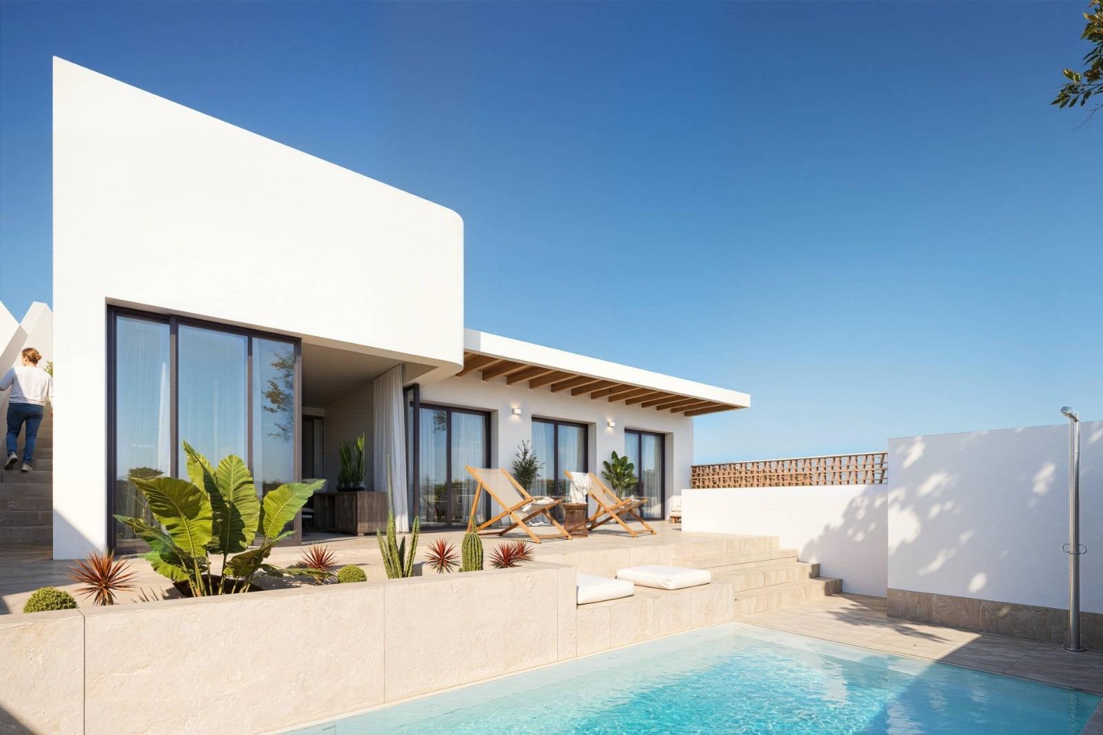 New Build Ibiza Style Townhouses in Dolores Costa Blanca — photograph 4