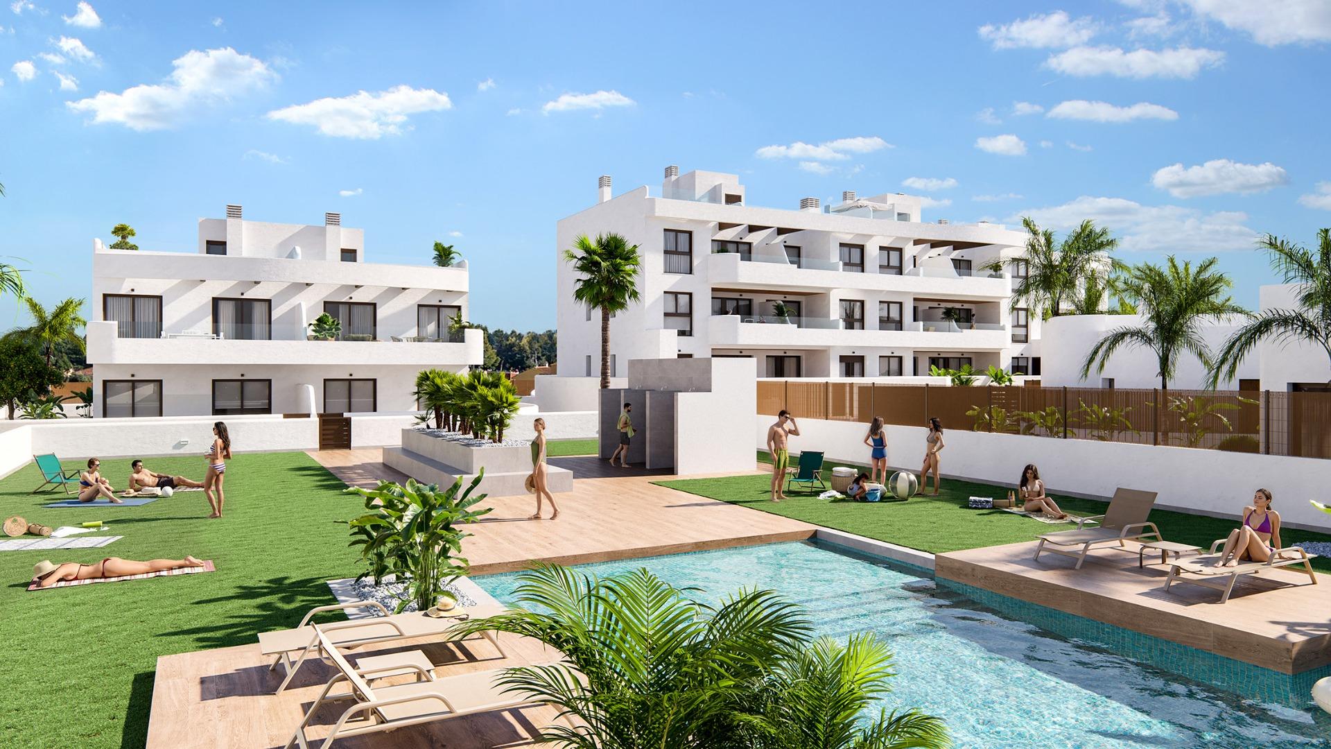 Neubau-Wohnkomplex in der Nähe von Serena Golf und Mar Menor in Los Alcazares — photograph 4