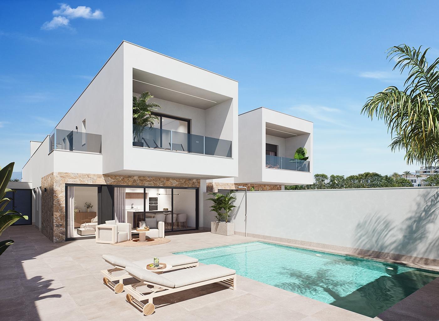 Modern New Build Villas with Private Pool in San Pedro del Pinatar — photograph 2