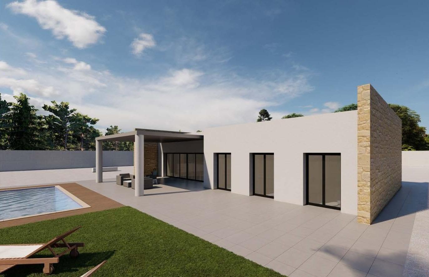 Modern newly built villa on a large rural plot near Pinoso — Pinoso