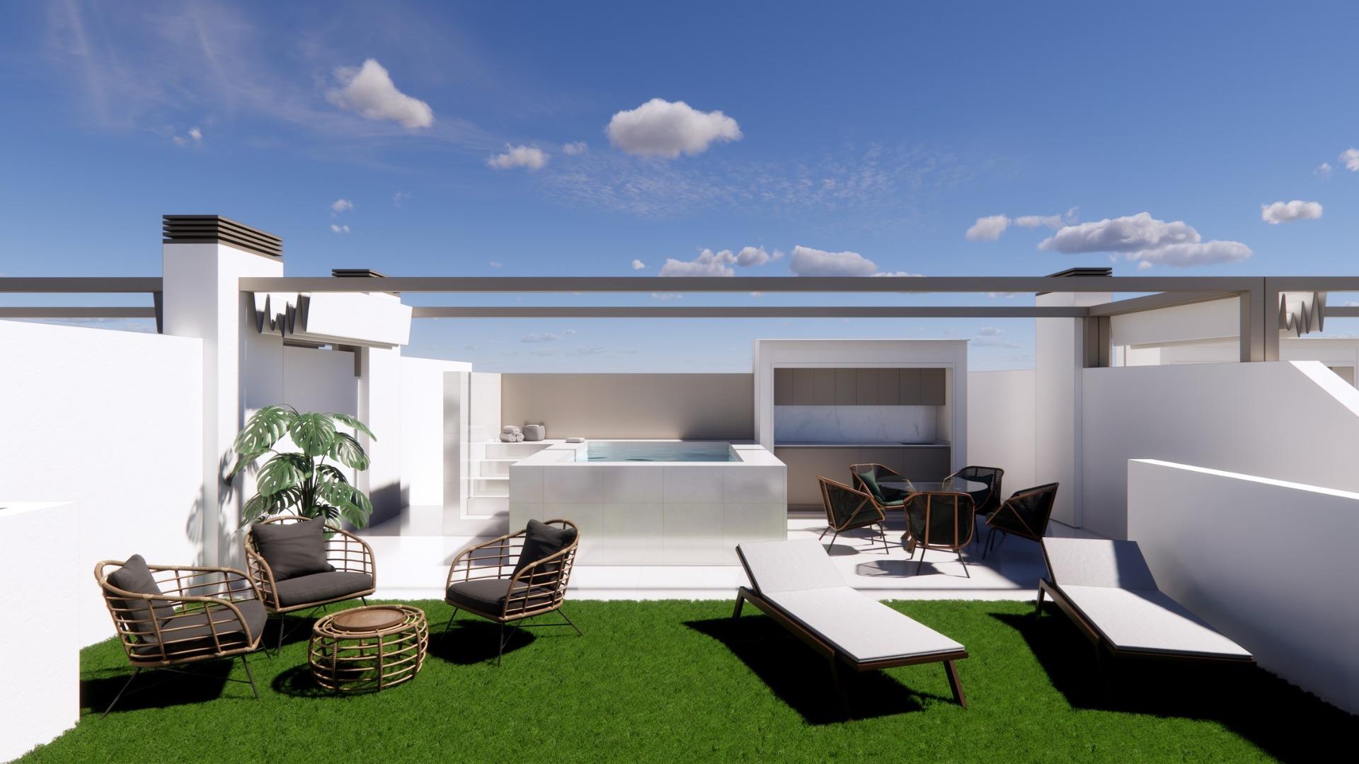 New Build Bungalows for Sale in Pilar de la Horadada 3 km from Beach — Pilar de La Horadada