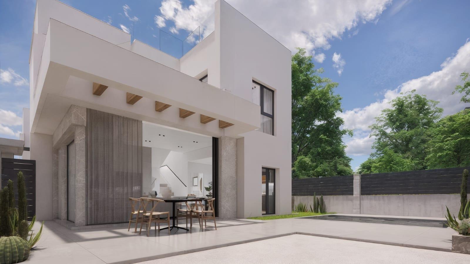 Modern New Build Villas in La Herrada Los Montesinos With Private Pool — Los Montesinos