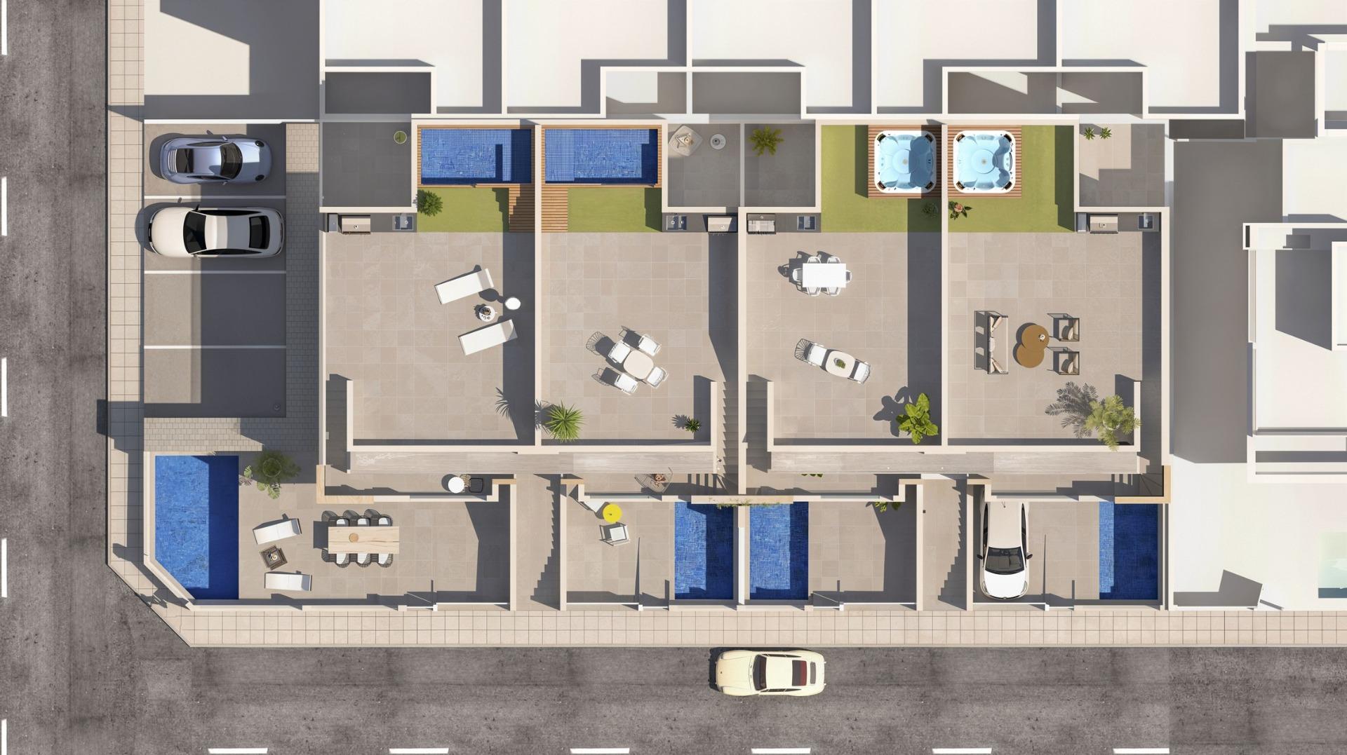 Moderne nieuwbouwwoningen te koop in San Pedro del Pinatar, vlakbij het strand — photograph 2