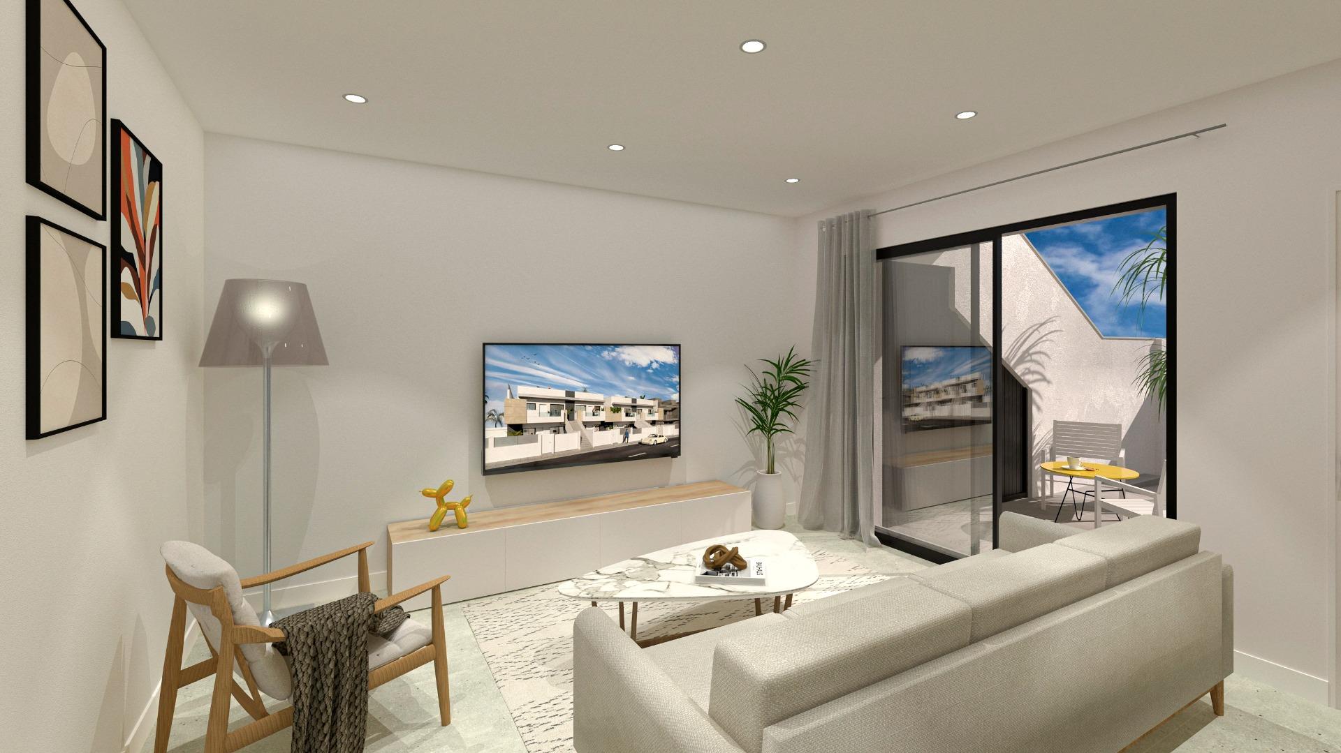 Moderne nieuwbouwwoningen te koop in San Pedro del Pinatar, vlakbij het strand — photograph 4
