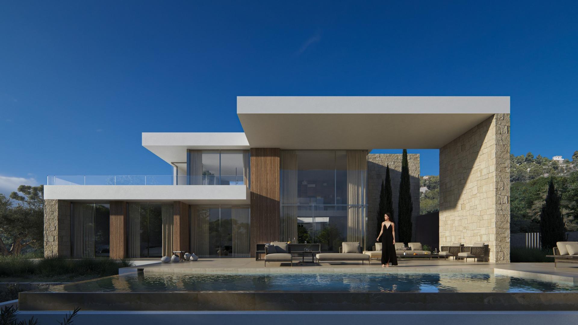 Luxury Contemporary Villa with Sea Views in Benimeit Moraira — Moraira_Teulada