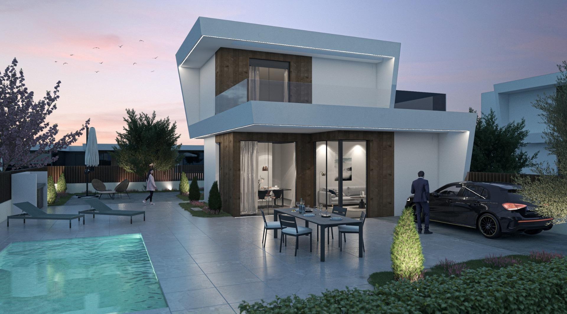 New Build Villas in Altaona Golf Resort Murcia with Private Pool and Mountain Views — photograph 4