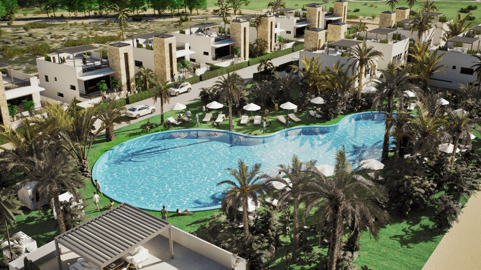 Nieuwbouwwilla’s in Camposol Golf (Mazarrón-Murcia) met eigen dakterras en kelder — photograph 4