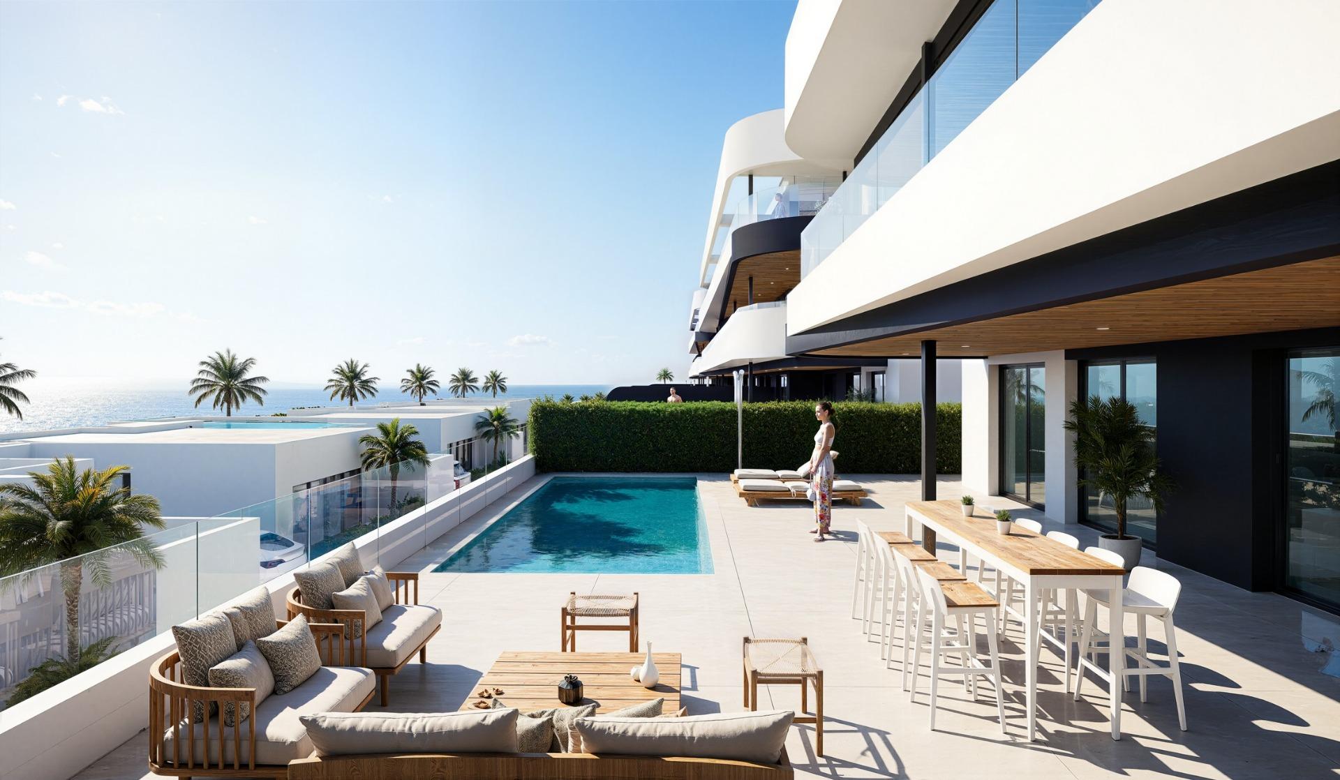 New Build Golf Front Apartments and Villas in La Serena Golf Los Alcazares — Los Alcazares