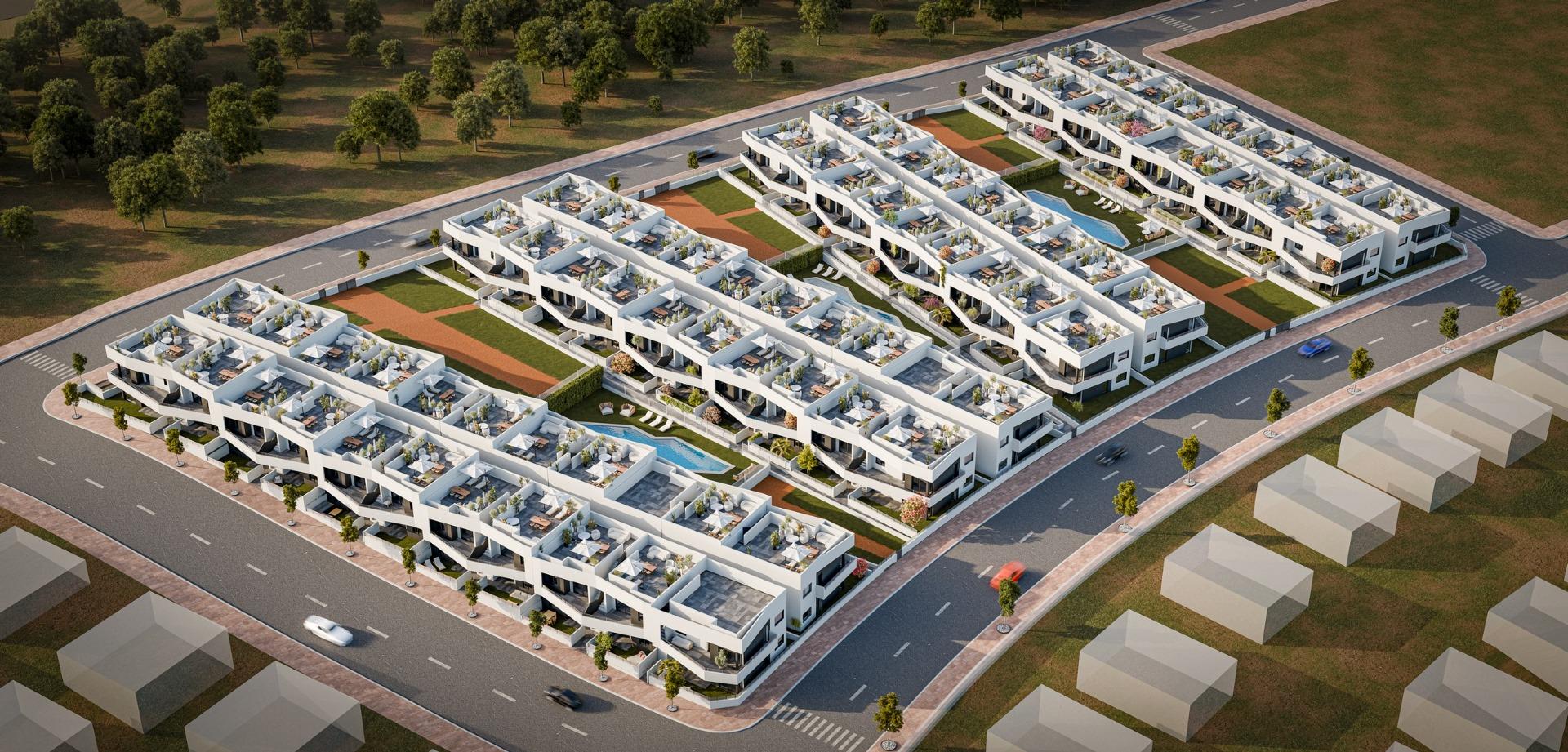 Modern, newly built bungalows in San Miguel de Salinas with 3 communal swimming pools — San Miguel de Salinas