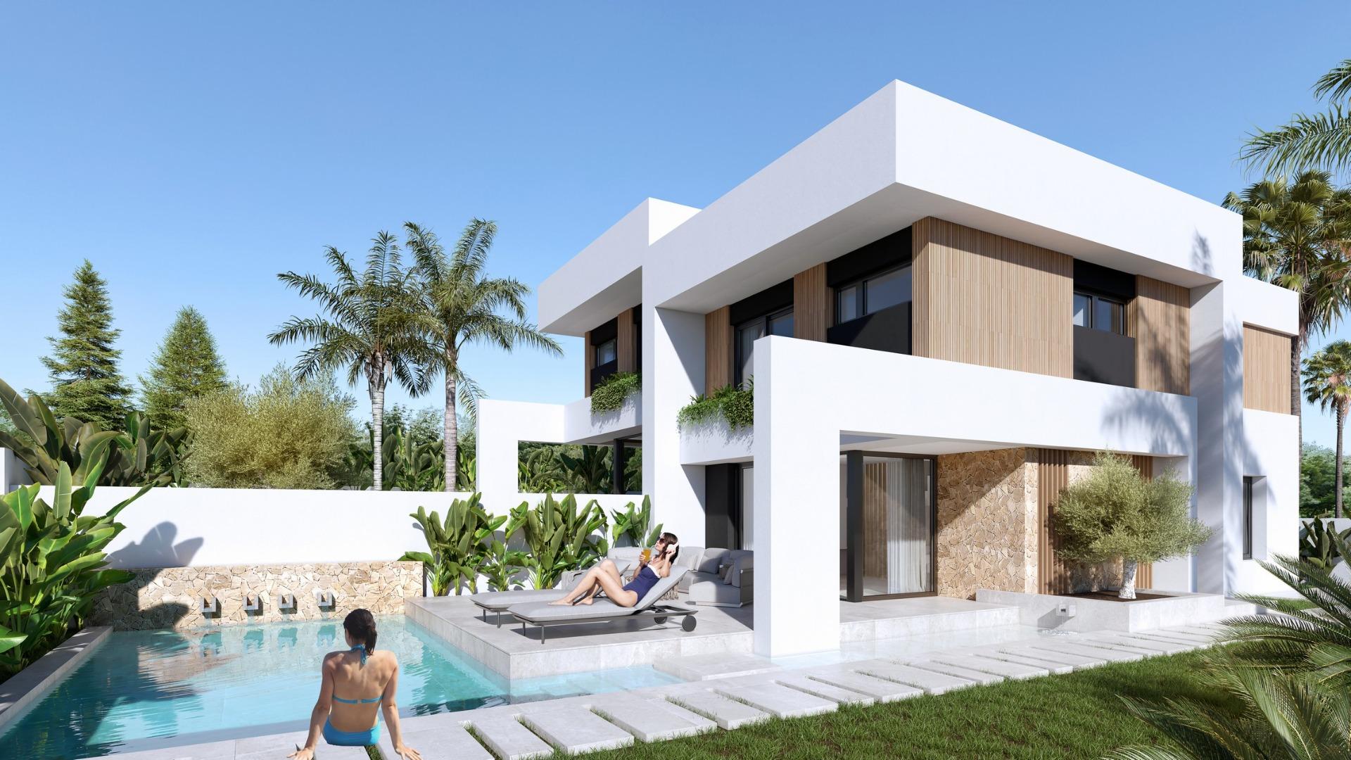 Modern Semi Detached Villas with Private Pool in Las Filipinas-Orihuela Costa — Orihuela Costa