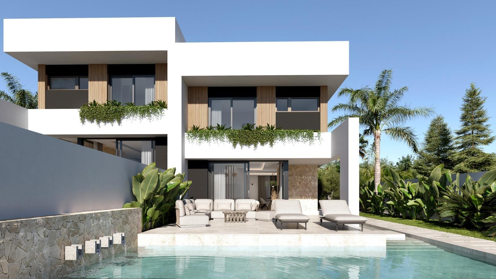 Villas jumelées modernes avec piscine privée à Las Filipinas-Orihuela Costa — photograph 2