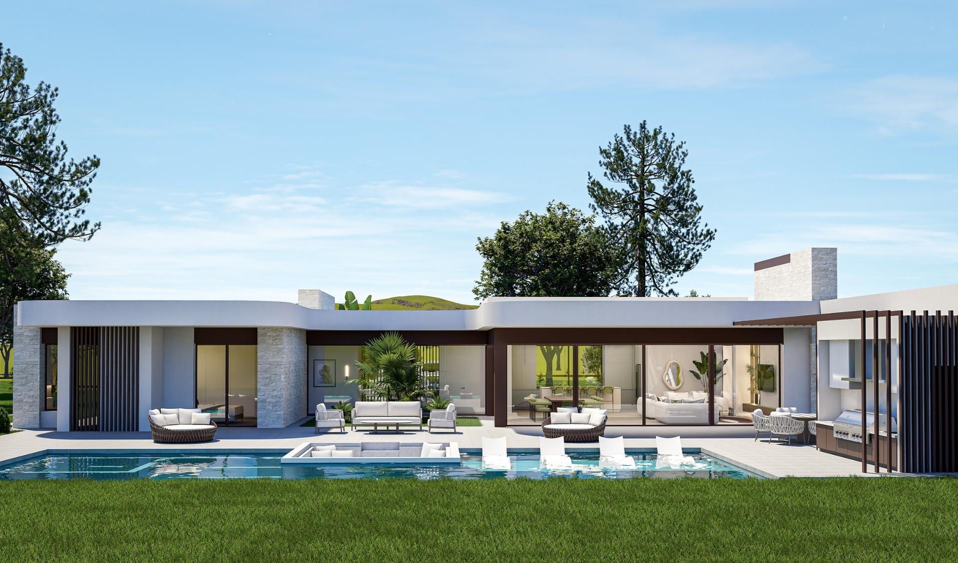 Custom Built New Villas in Pinoso (Alicante): Spacious Homes in Natural Surroundings — Pinoso