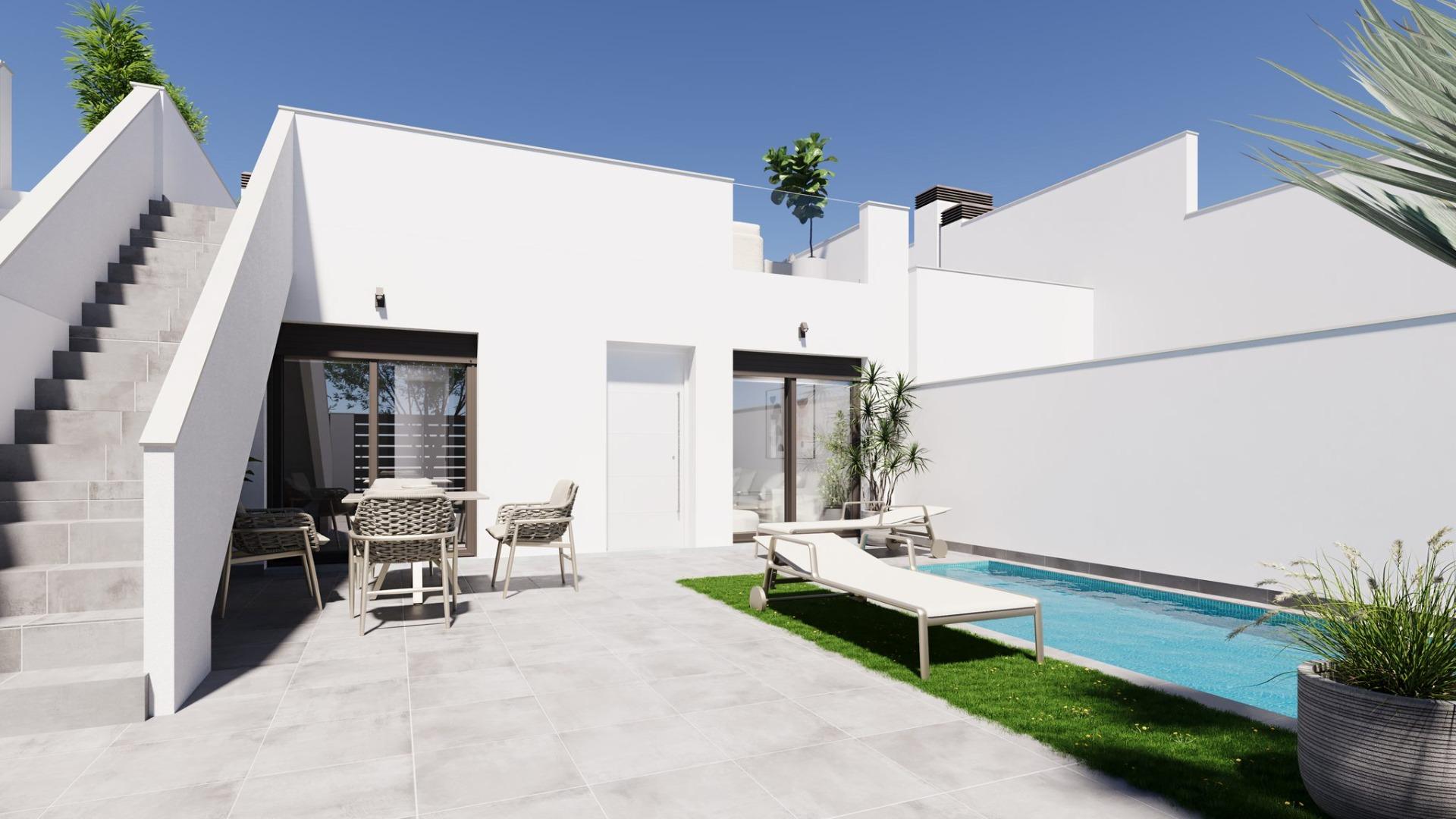 Modern, newly built semi-detached and terraced homes with private pools at El Alba Resort-Torre Pacheco — photograph 3