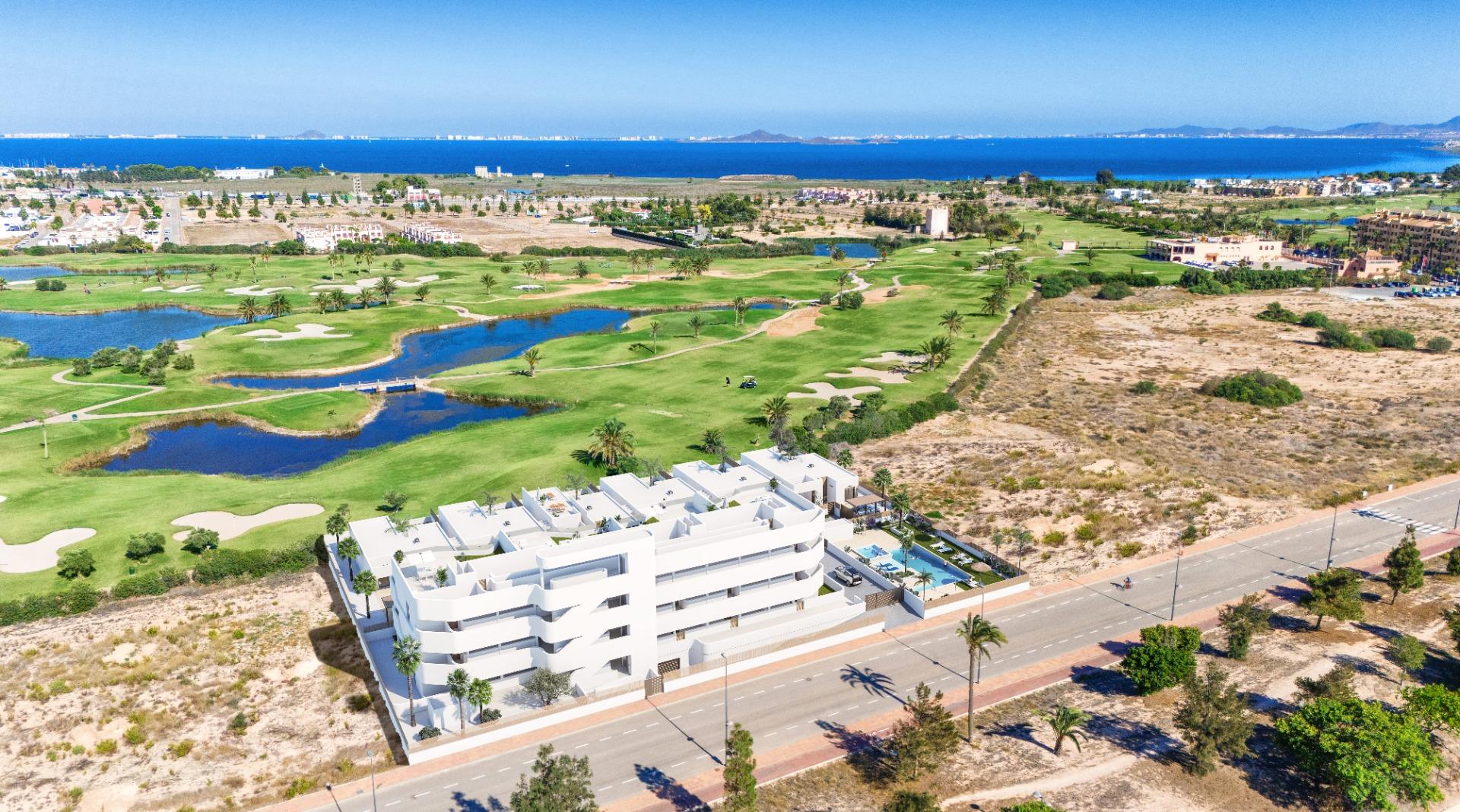 New Build Apartments and Villas Frontline Golf in Los Alcazares Costa Calida — Los Alcazares