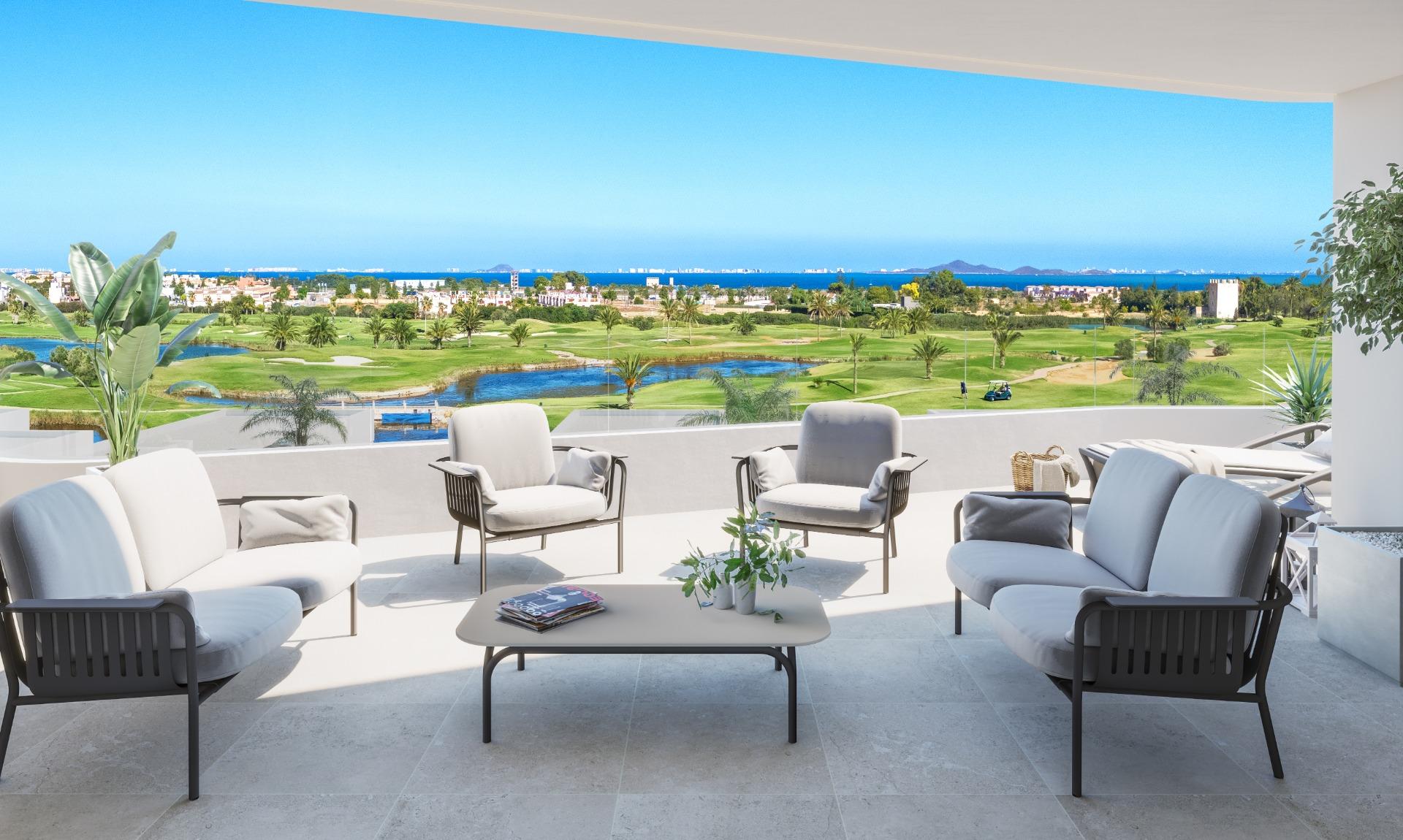 New Build Apartments and Villas Frontline Golf in Los Alcazares Costa Calida — Los Alcazares