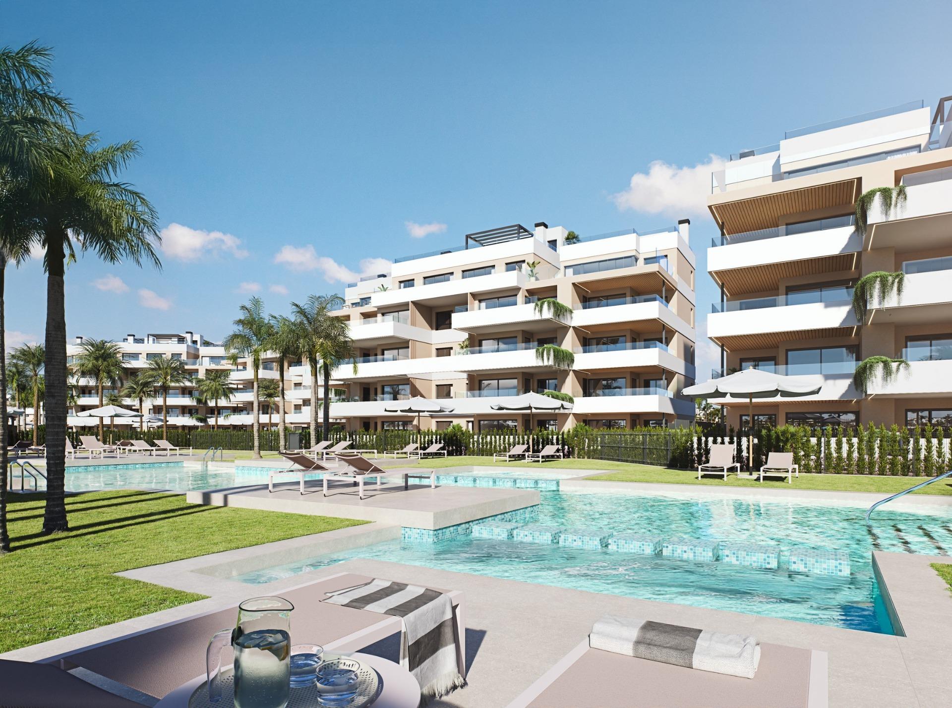 Luxury New Build Apartments for Sale in Santa Rosalia Lake and Life Resort Murcia — Torre Pacheco