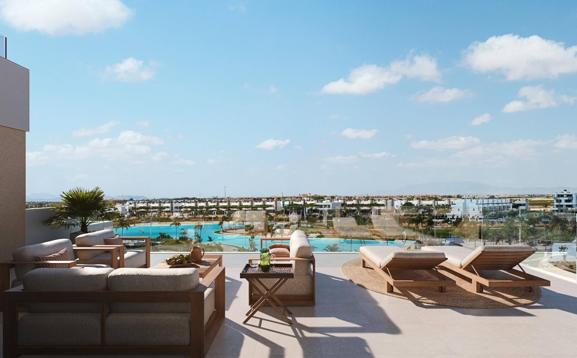 Luxury New Build Apartments for Sale in Santa Rosalia Lake and Life Resort Murcia — Torre Pacheco