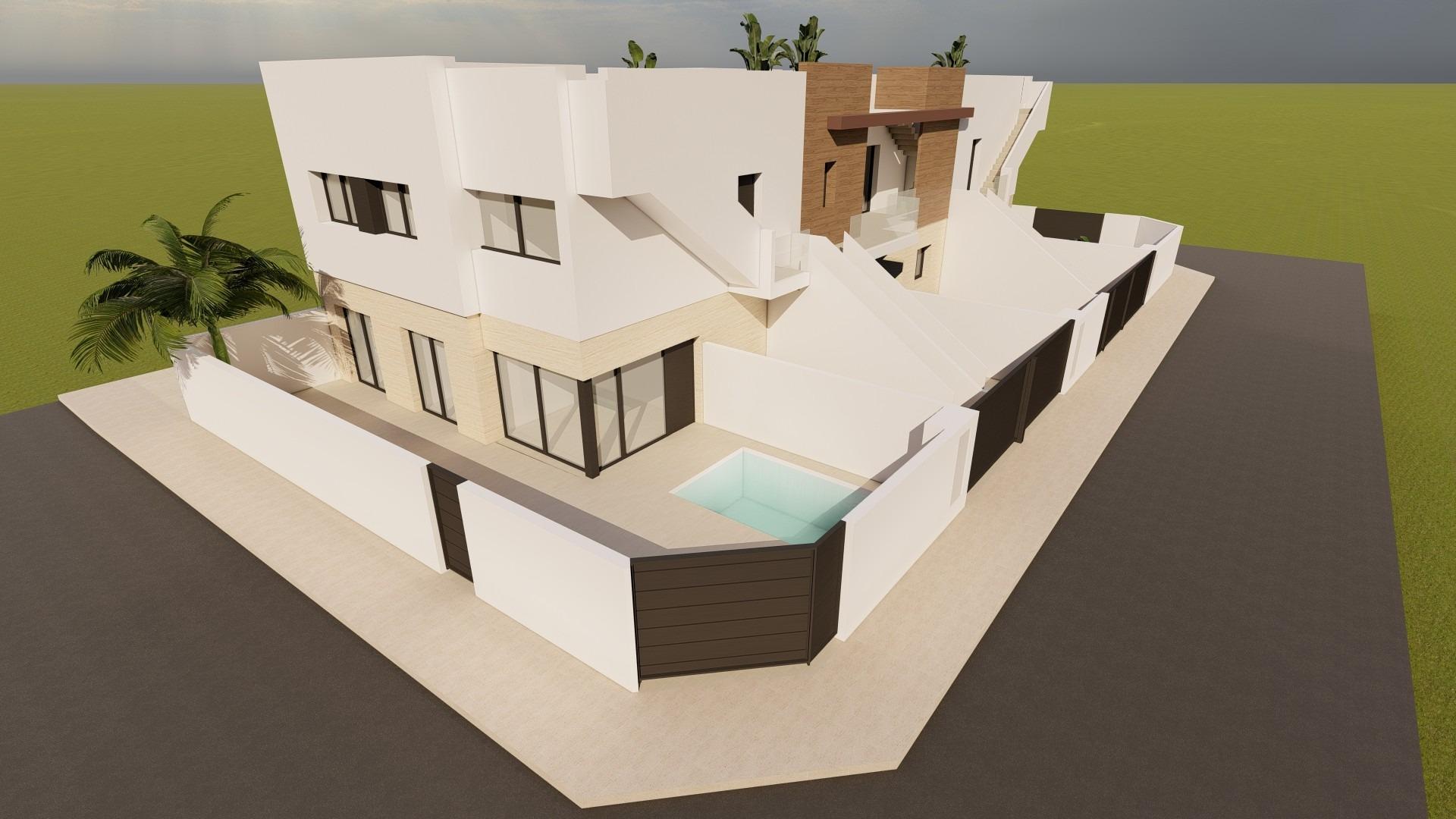 New Build Bungalows for Sale in Lo Pagan Near the Beach and Marina — San Pedro del Pinatar