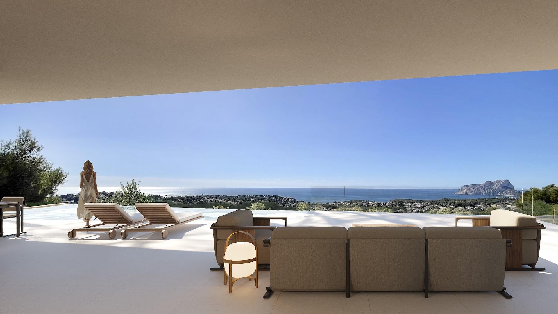 Luxury Contemporary Villa with Panoramic Sea Views in Montemar, Benissa — Benissa