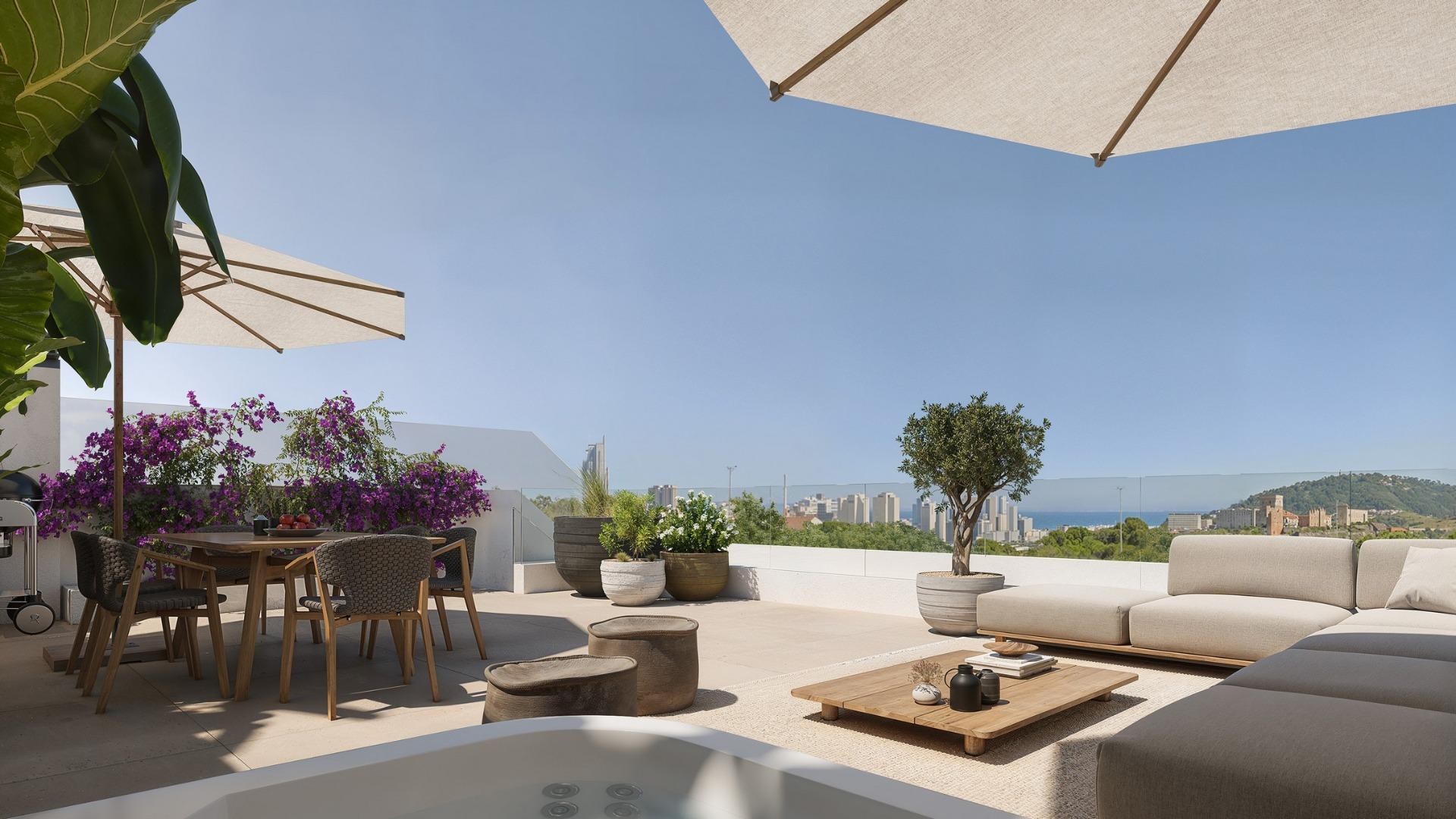 Neubauwohnungen mit Meerblick in Balcon de Finestrat, Costa Blanca — photograph 2