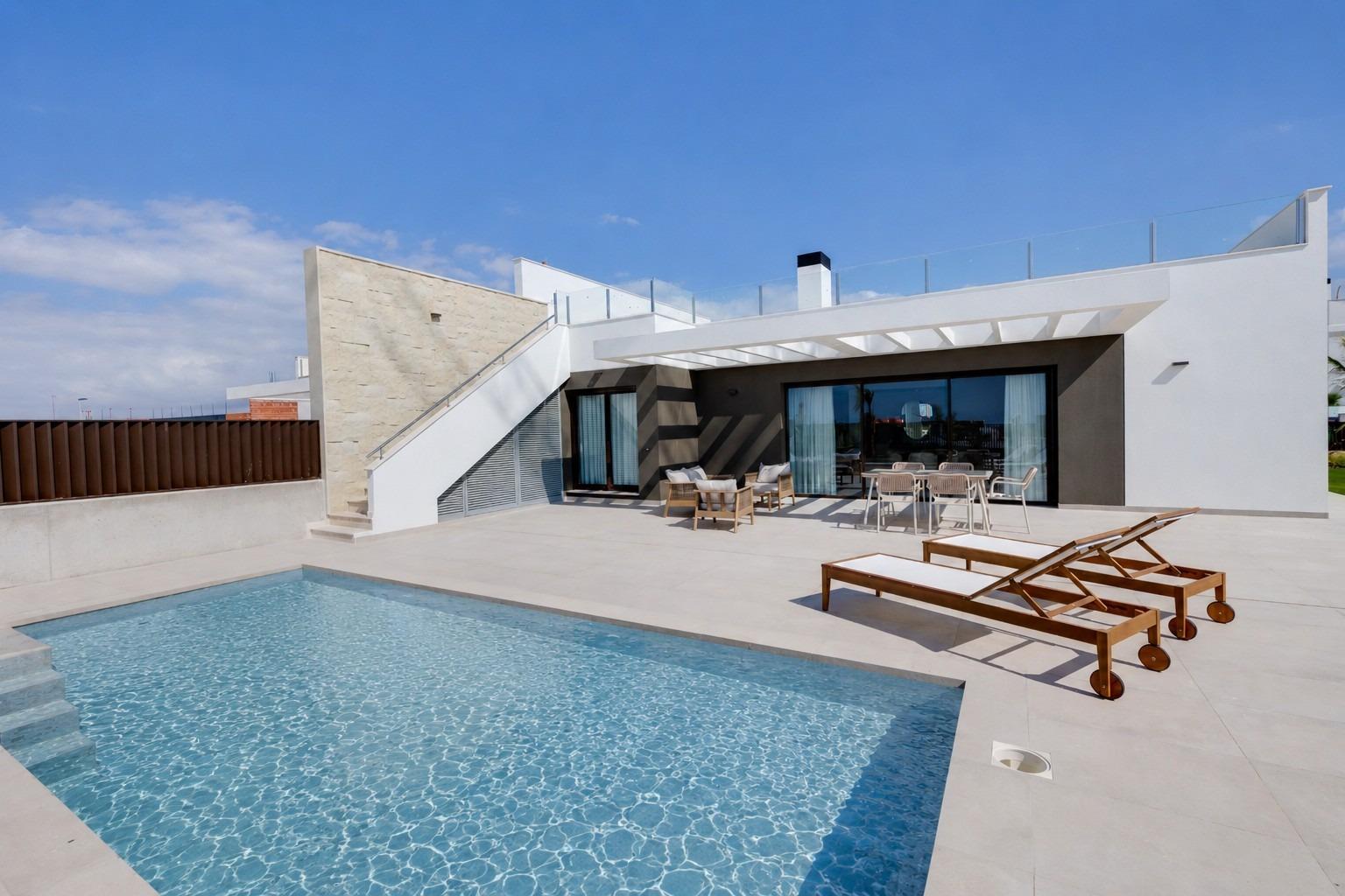 Nybyggda parhus till salu i Mutxamel med privat pool och havsutsikt — photograph 4