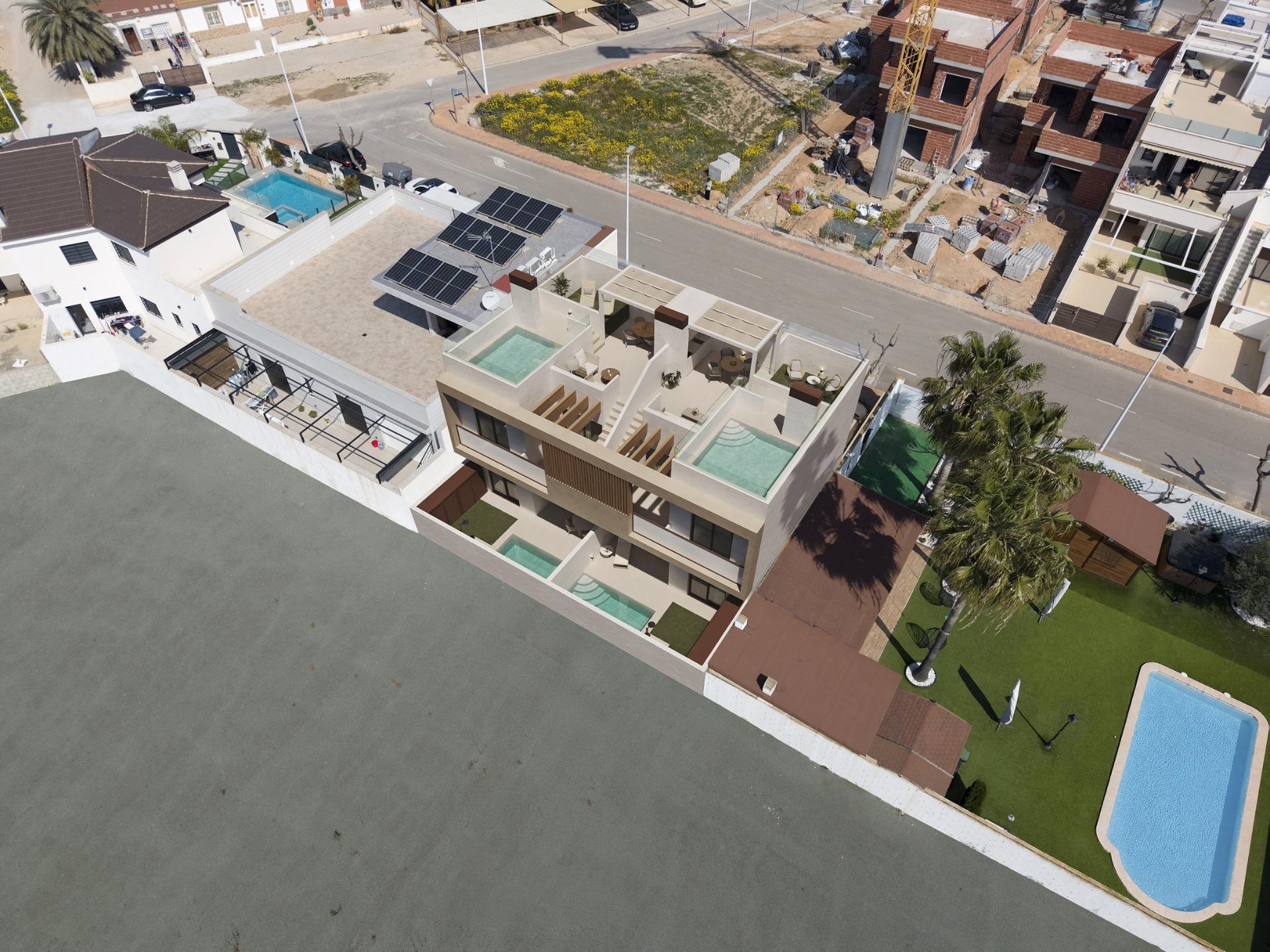 Bungalows de nueva construcción exclusivos con piscina privada en San Pedro del Pinatar — photograph 2