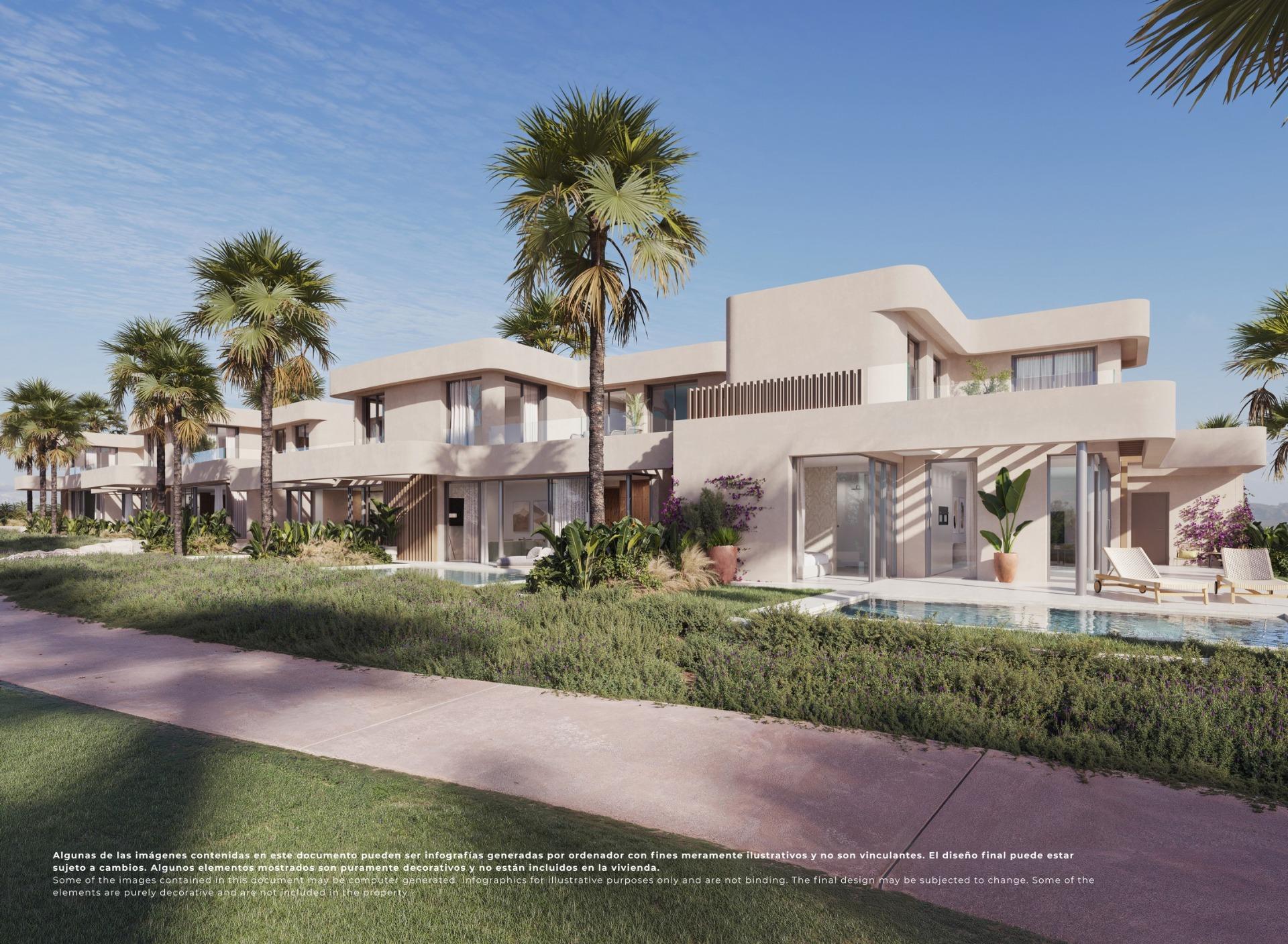 Exclusive New Build Frontline Golf Villas in El Valle Golf Resort — Baños y Mendigo