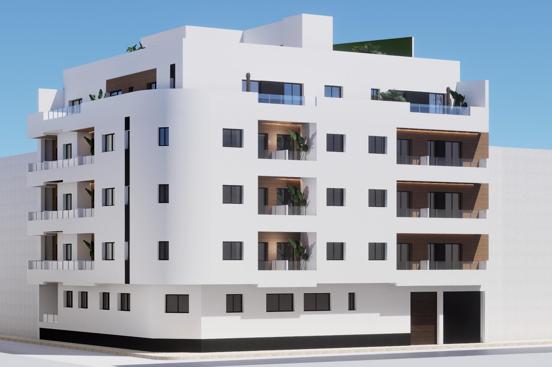 New Build Apartments in the Centre of Torrevieja Near Playa del Cura — Torrevieja