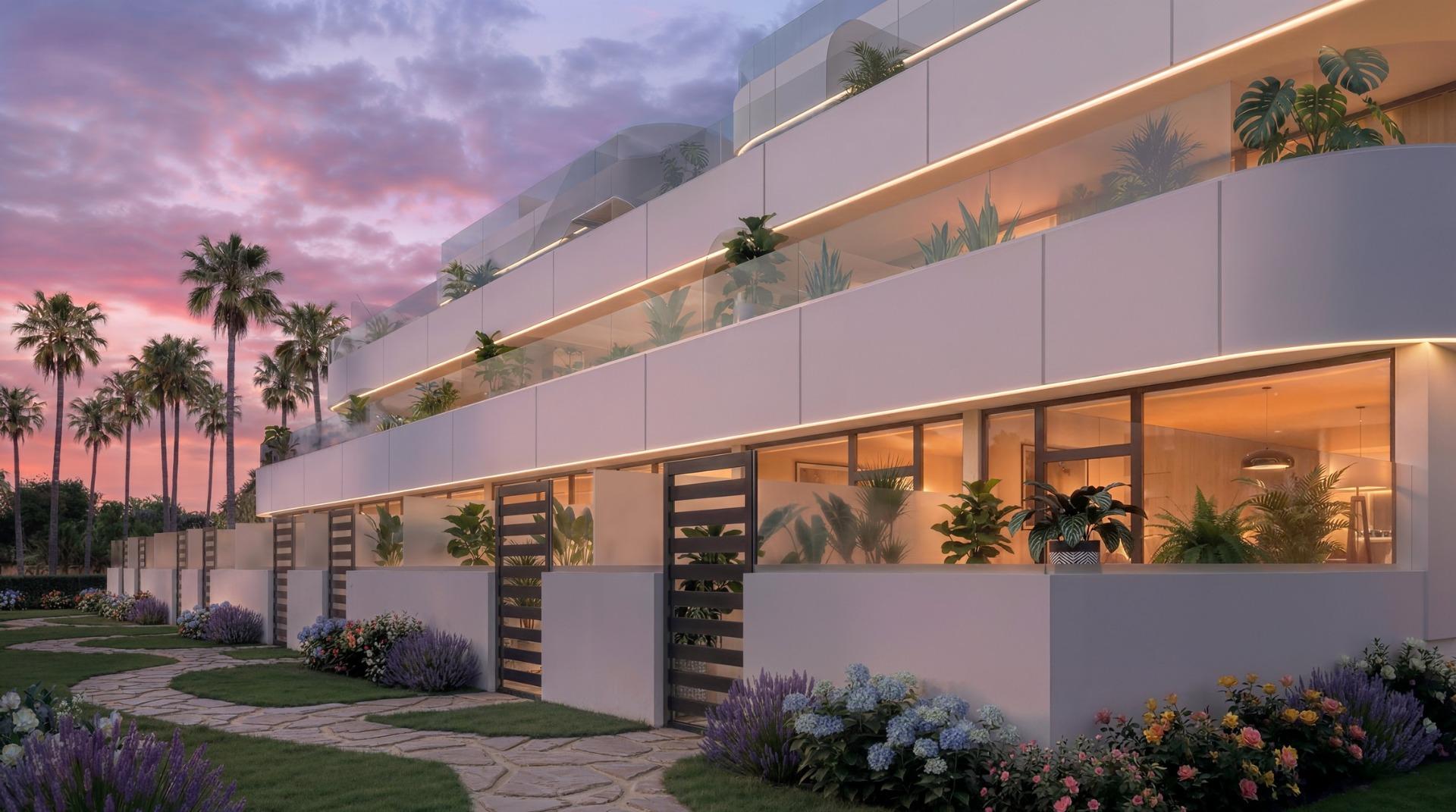Luxury Tourist Apartments and Villas with Private Beach in First Line of Vera Playa-Almería — photograph 4