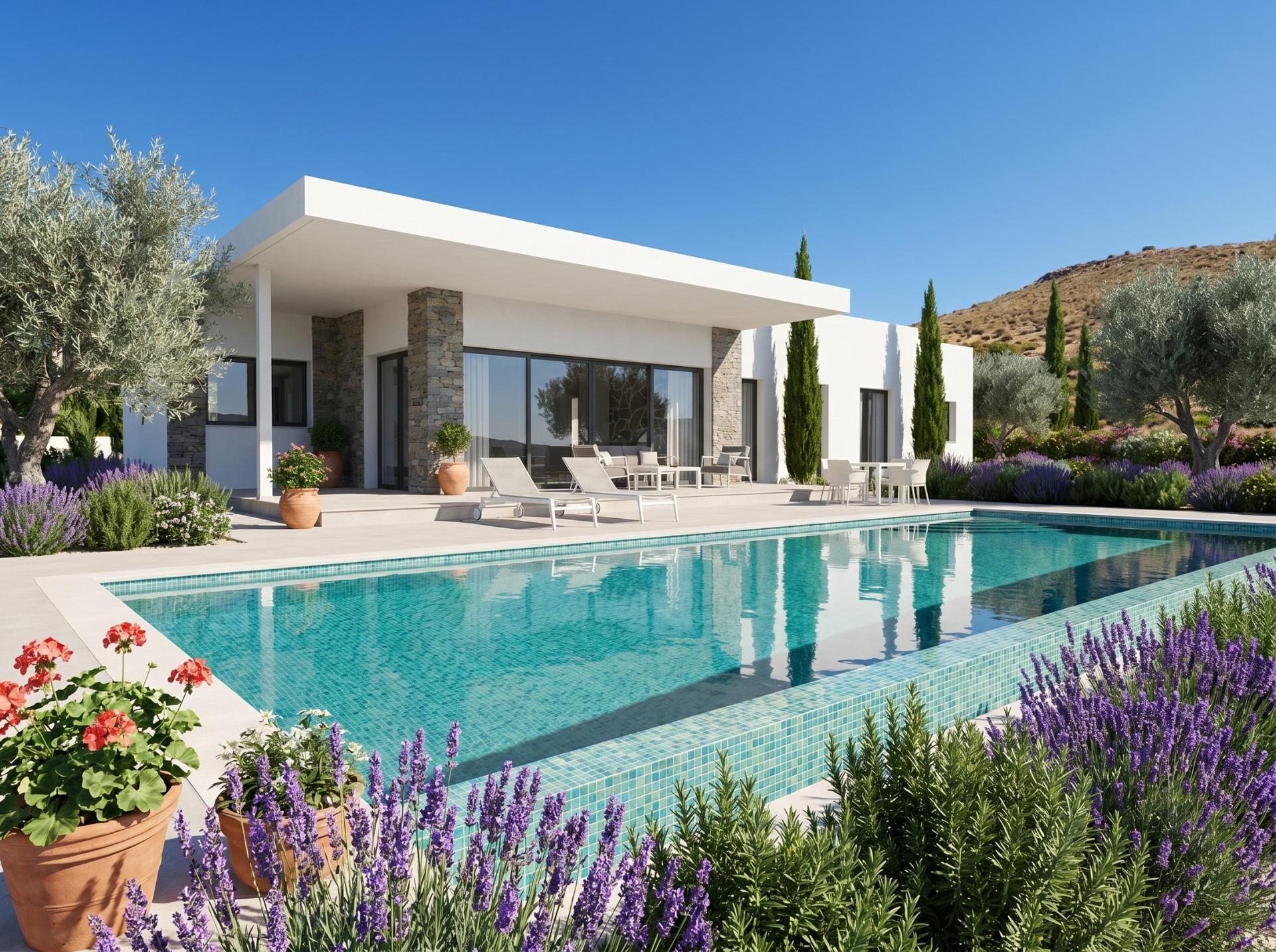 Custom Built New Villas in Pinoso (Alicante): Spacious Homes in Natural Surroundings — Pinoso