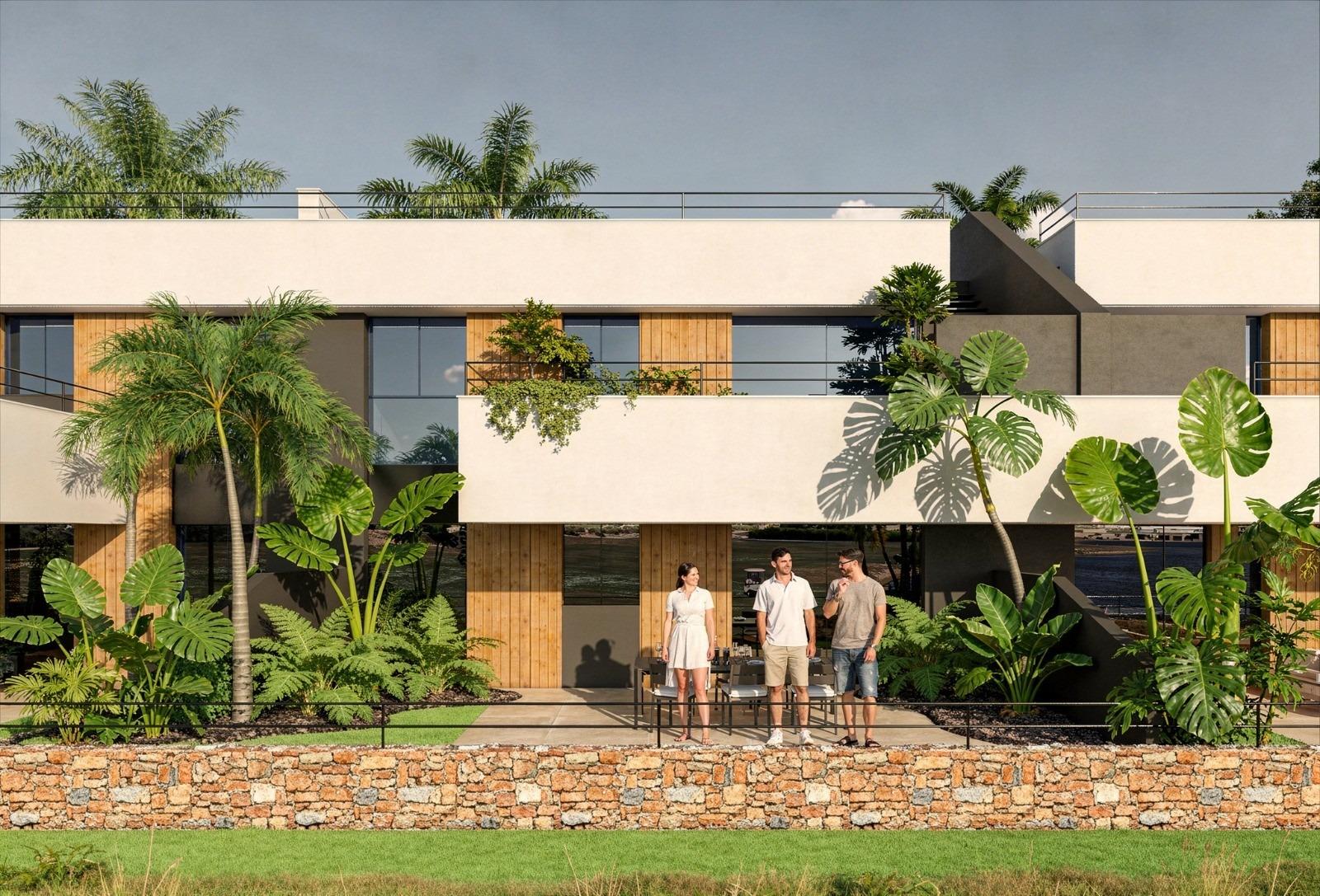 Newly built bungalows at Condado de Alhama Golf Resort, Murcia — Alhama De Murcia
