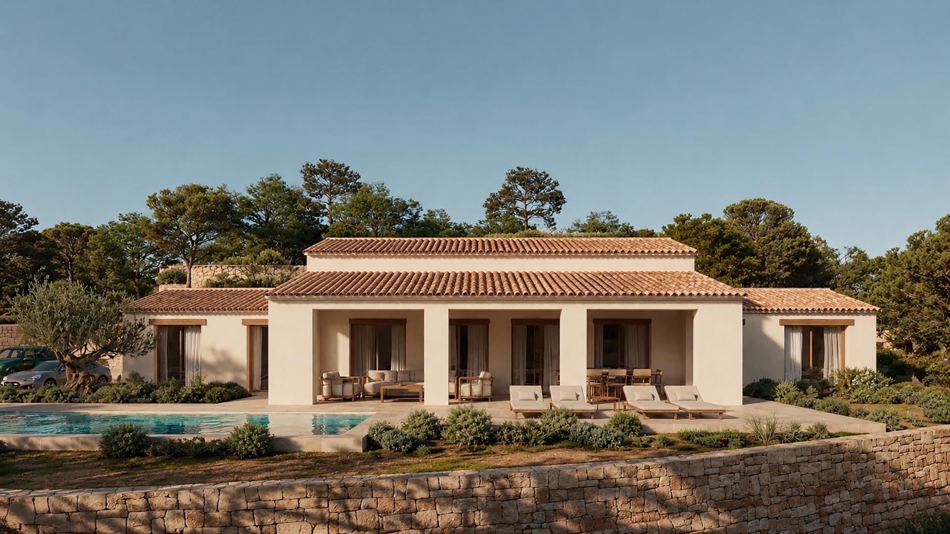 New Build Mediterranean Villa on a Large Plot in Benissa — Benissa