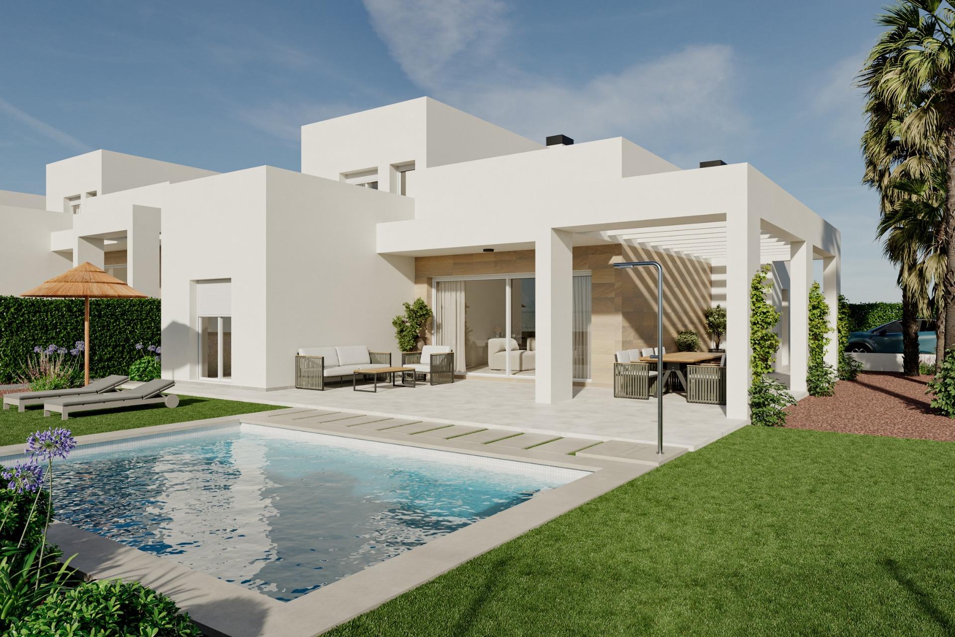 Contemporary New Build Villas with Private Pool in La Finca Golf Resort, Algorfa — Algorfa