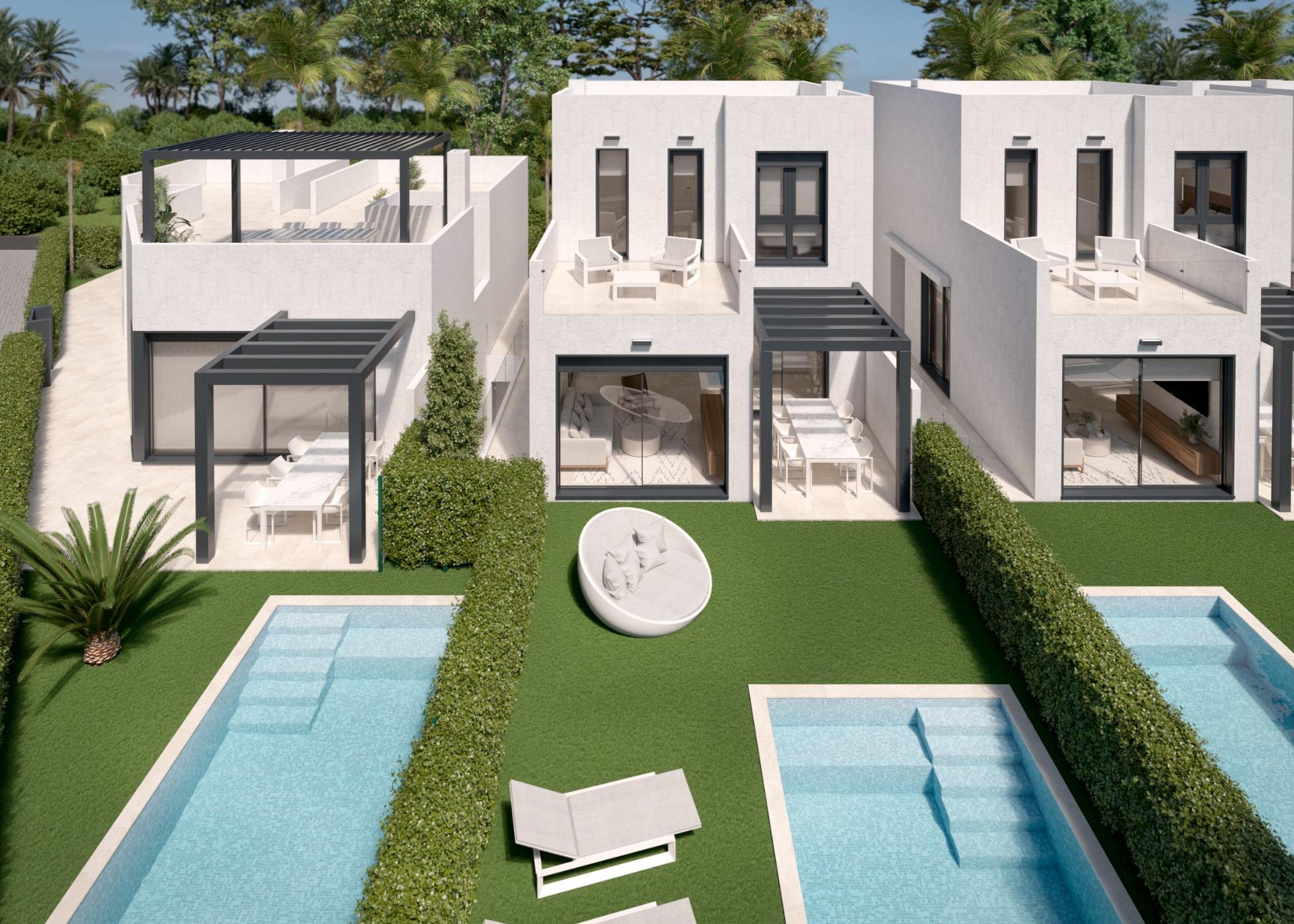 Nieuwbouwwilla’s met privézwembad in het Santa Rosalia Lake and Life Resort, Murcia — photograph 2