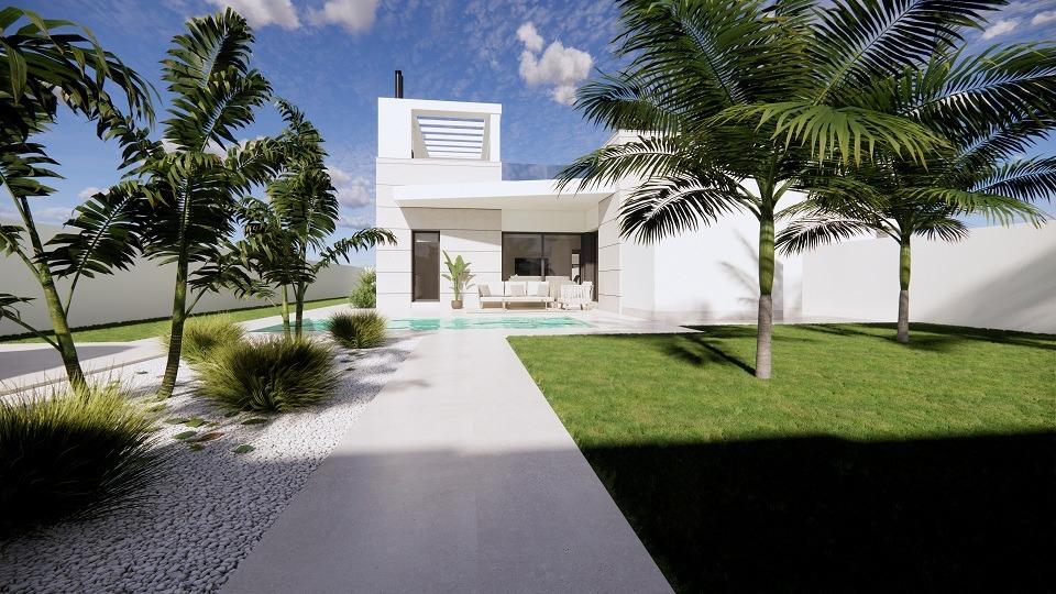 Neubau-Villen mit privatem Pool und Sonnenterrasse in San Luis, Torrevieja — photograph 4