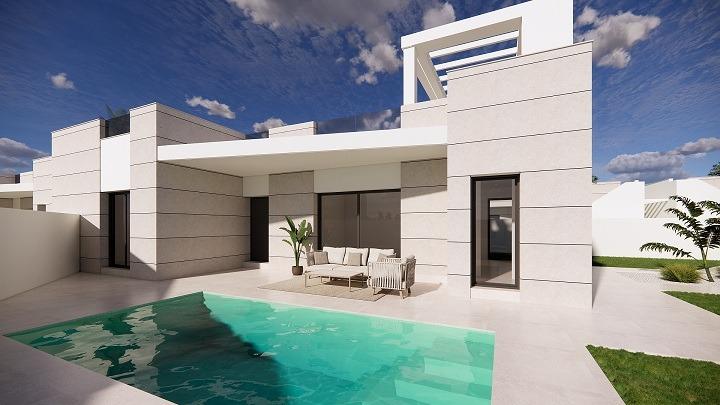 Neubau-Villen mit privatem Pool und Sonnenterrasse in San Luis, Torrevieja — photograph 5