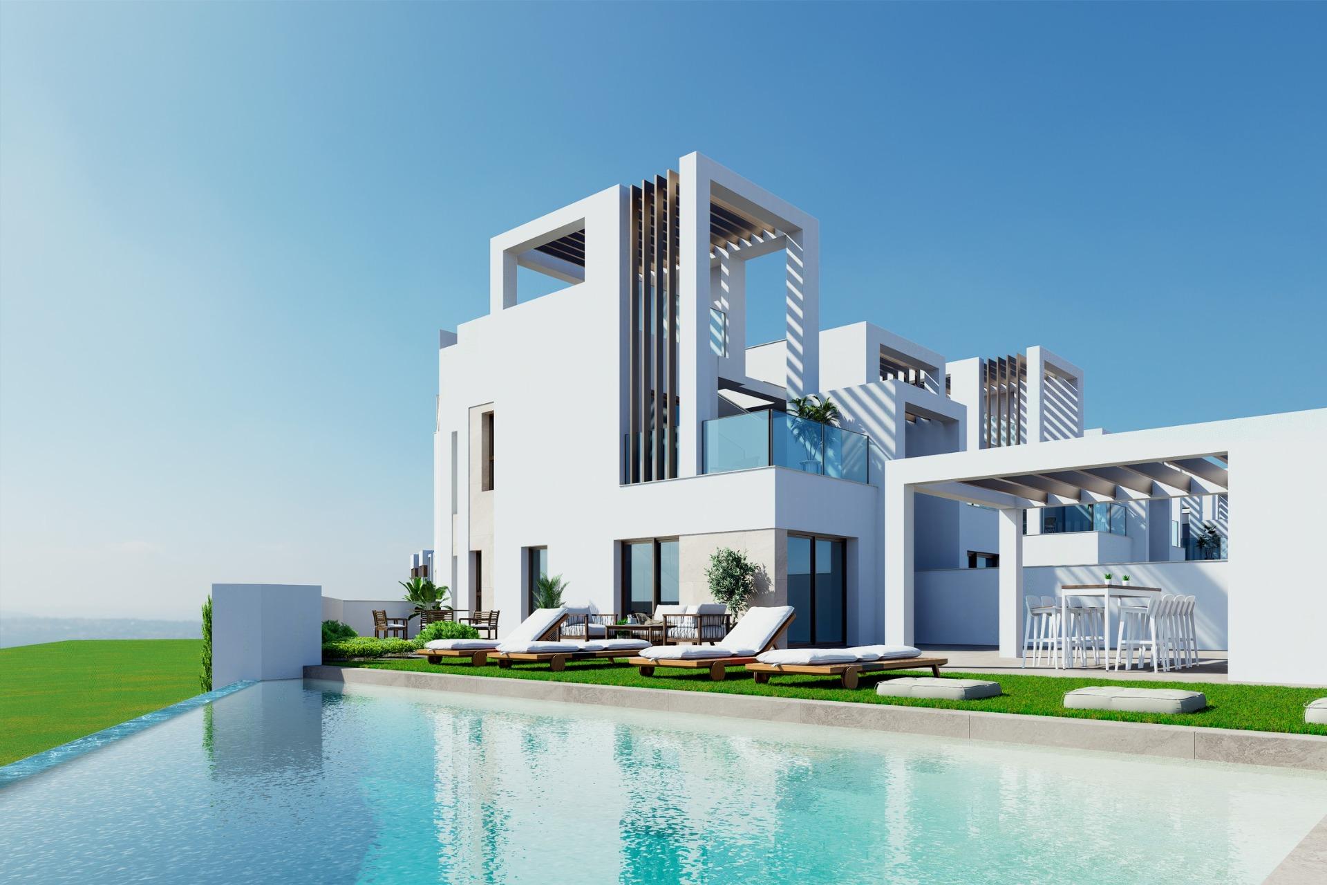 New Build Villas with Private Pool at Serena Golf-Los Alcazares — Los Alcazares