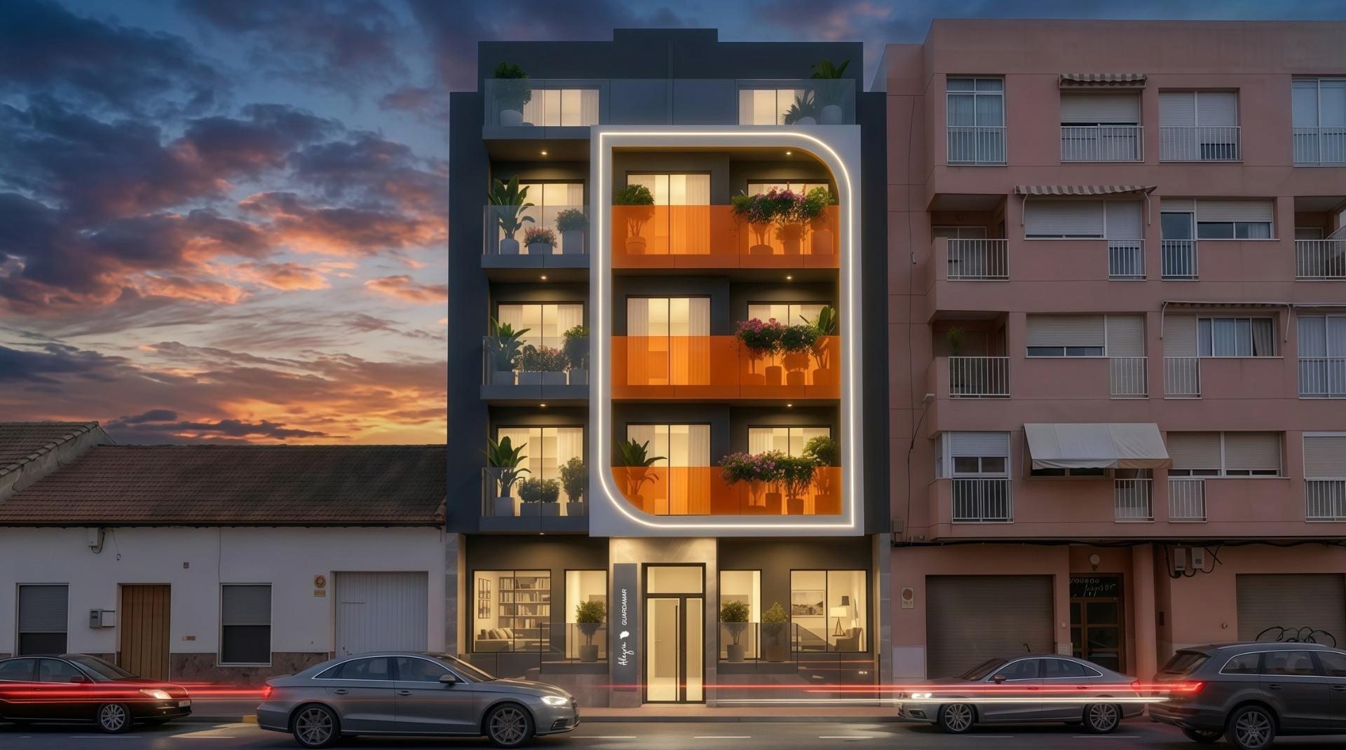 New Build Apartments 600 Metres from the Beach in Guardamar del Segura — Guardamar del Segura