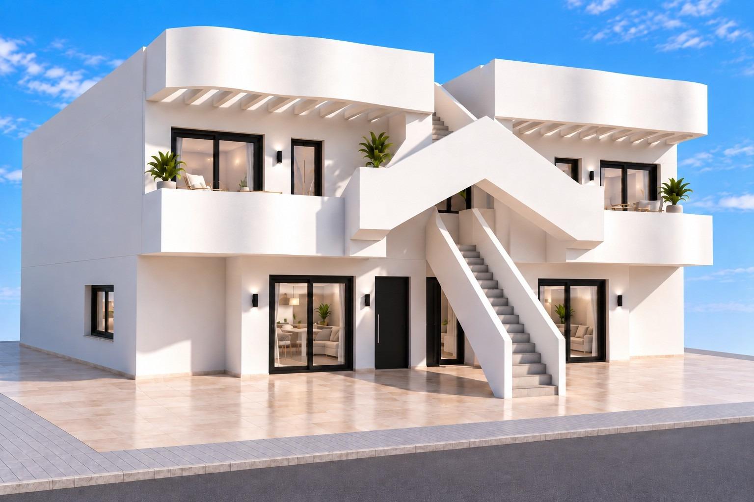 Kleinschalige nieuwbouwwoningen in San Pedro del Pinatar, op slechts 800 m van het strand — photograph 2