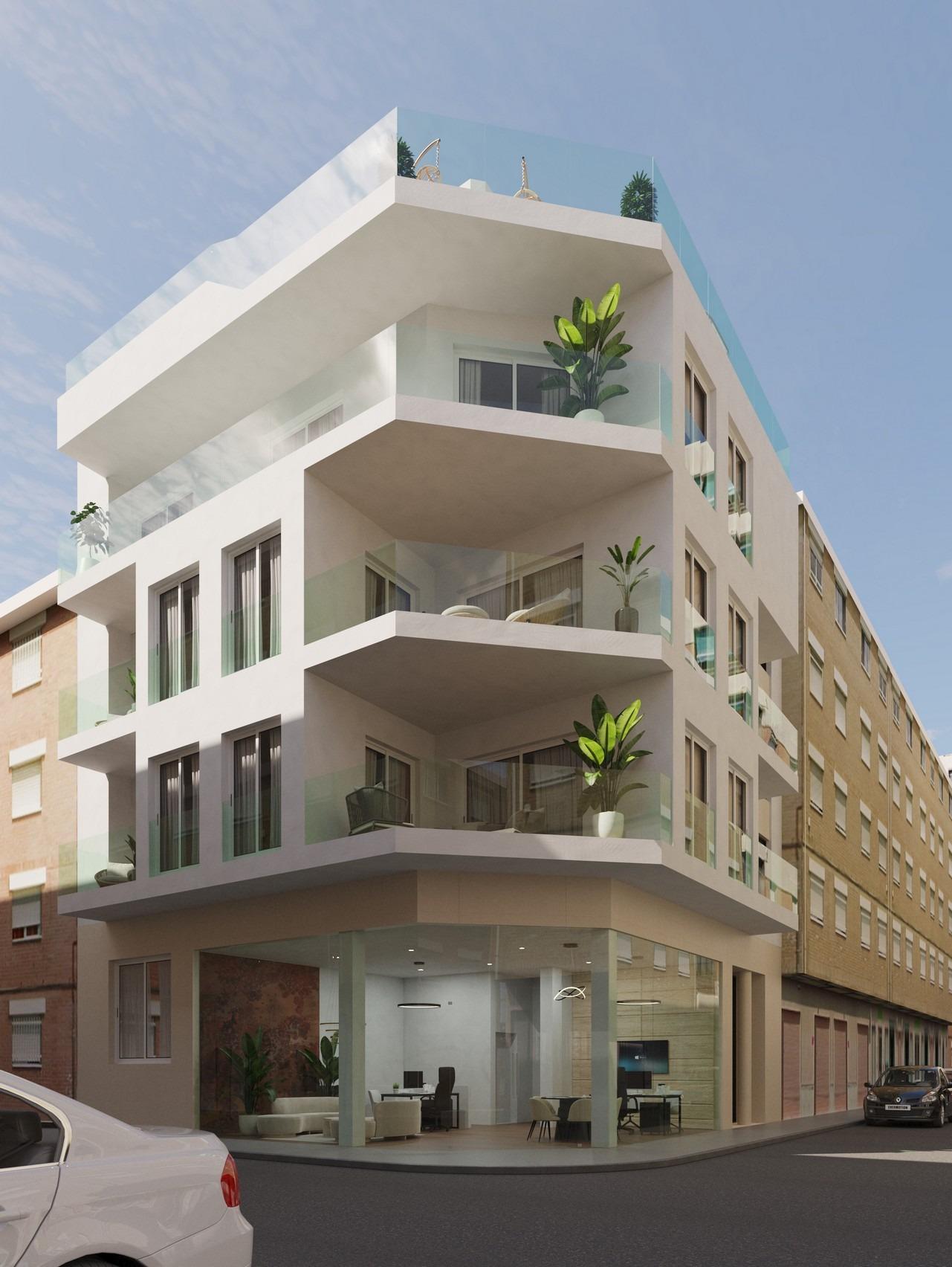 New Build Apartments Near the Beach in Central Guardamar del Segura — Guardamar del Segura