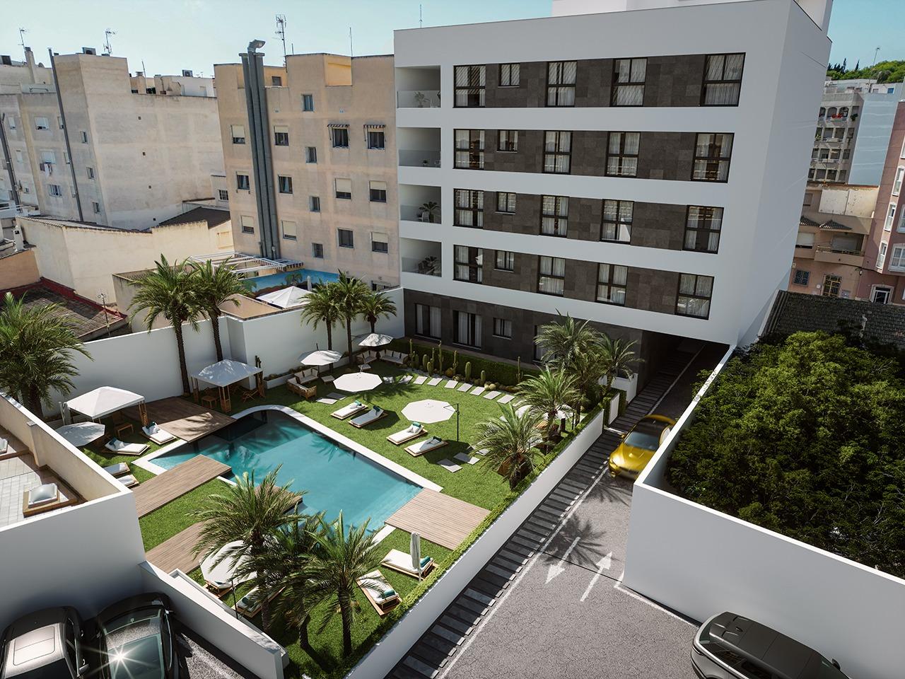 New Development Apartments in Central Guardamar del Segura, Costa Blanca — Guardamar del Segura