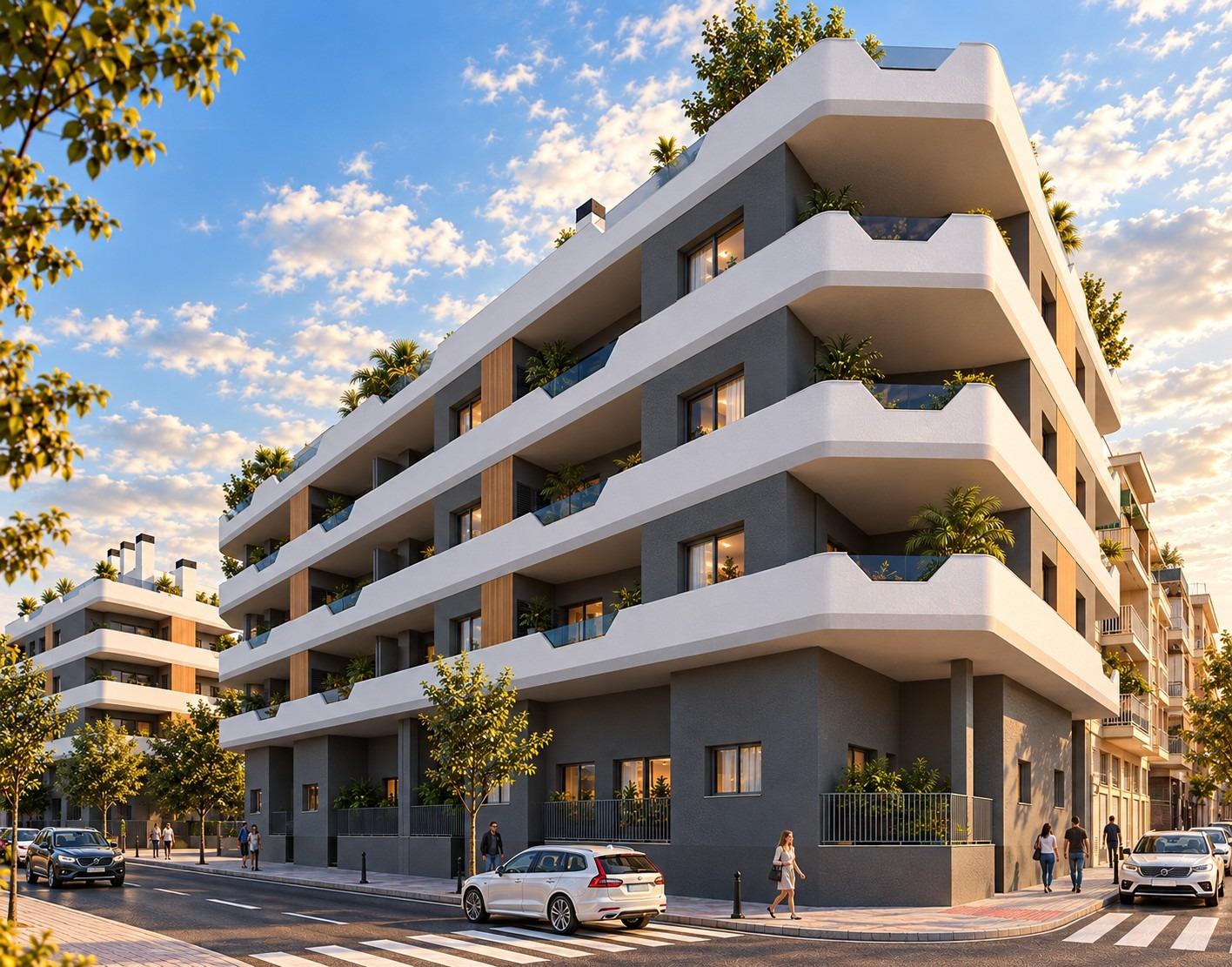 New Build Apartments in Central Santa Pola Near the Beach — Santa Pola