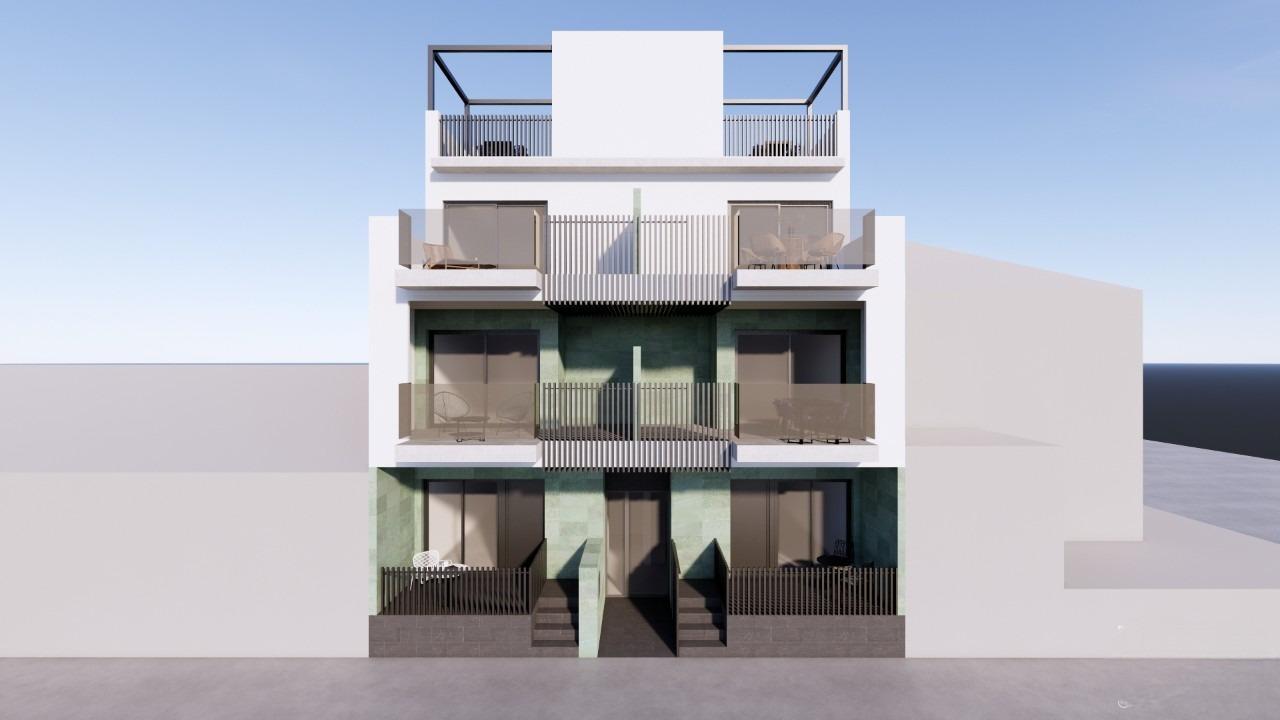 New Mediterranean Apartments Just 100 m from the Beach in Torre de la Horadada — Pilar de La Horadada