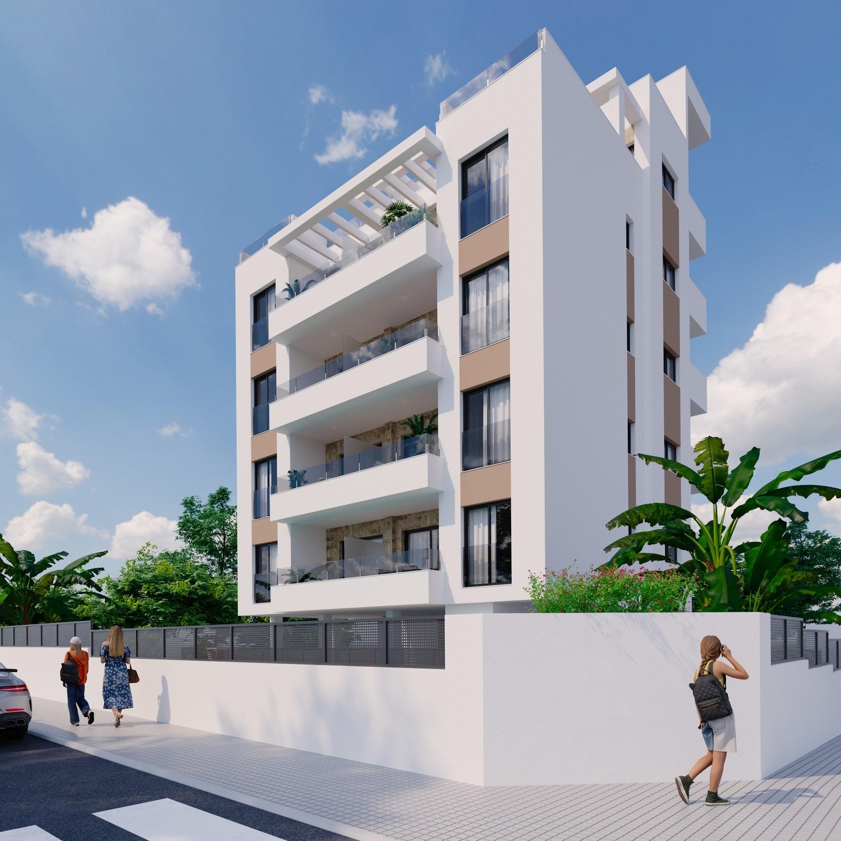 New Build Apartments with Communal Pool in Nueva Torrevieja — Torrevieja