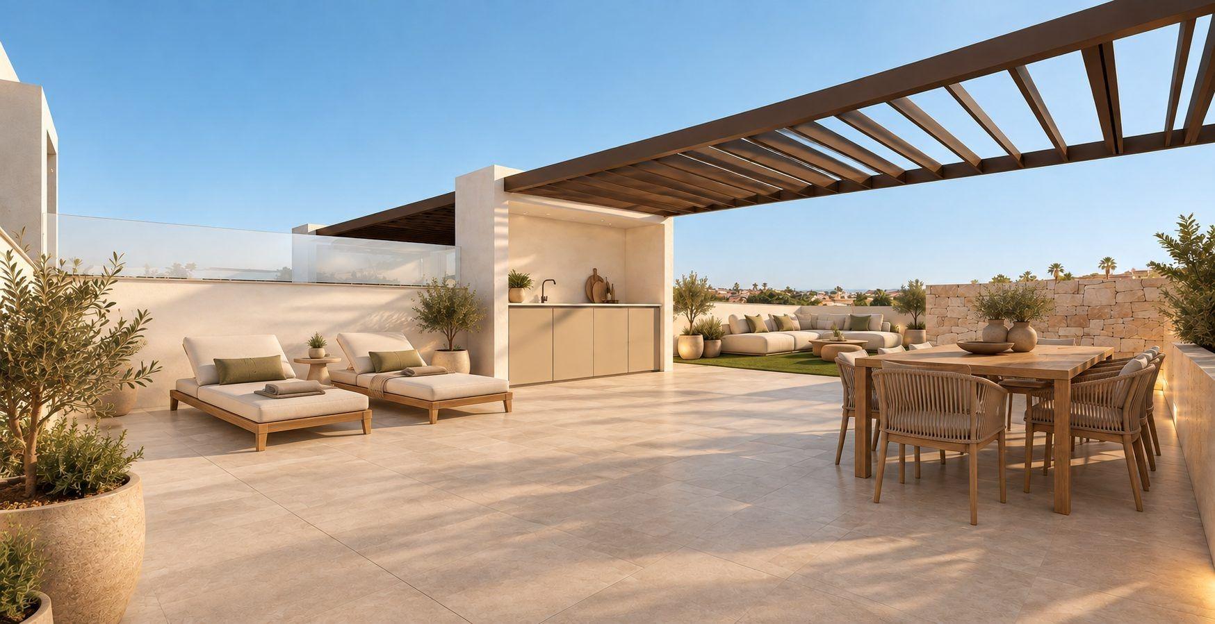 Nybyggede rækkehuse i én etage med privat pool i San Pedro del Pinatar — photograph 5