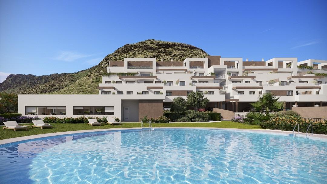 New-build apartments with sea and golf course views in Pulpí, Almería — Pulpi