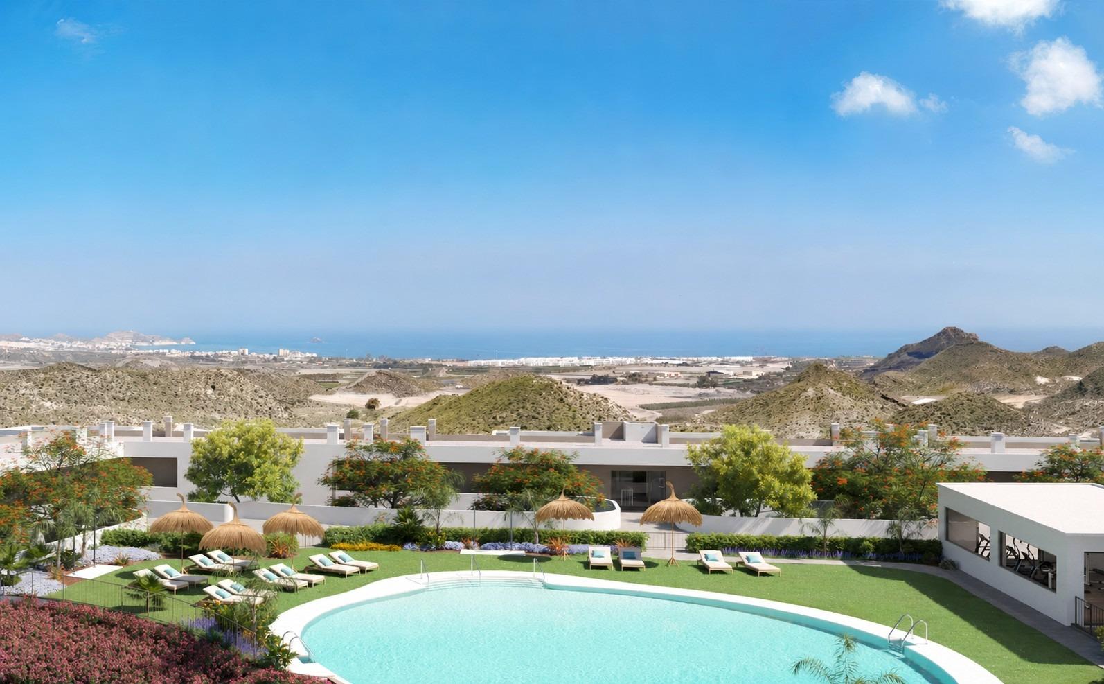 Neubauwohnungen mit Meer- und Golfblick in Pulpí, Almería — photograph 2