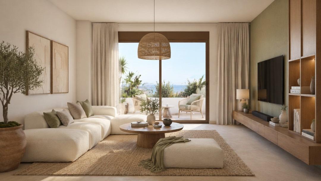 Nybyggede lejligheder med udsigt over havet og golfbanen i Pulpí, Almería — photograph 6