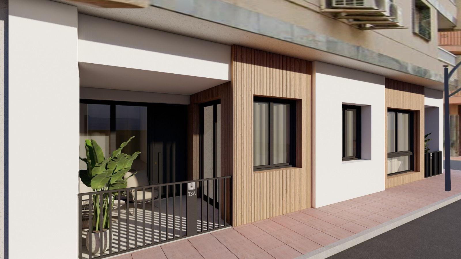 New Build Ground Floor Apartments 300 Metres from the Sea in Santiago de la Ribera, Murcia — San Javier