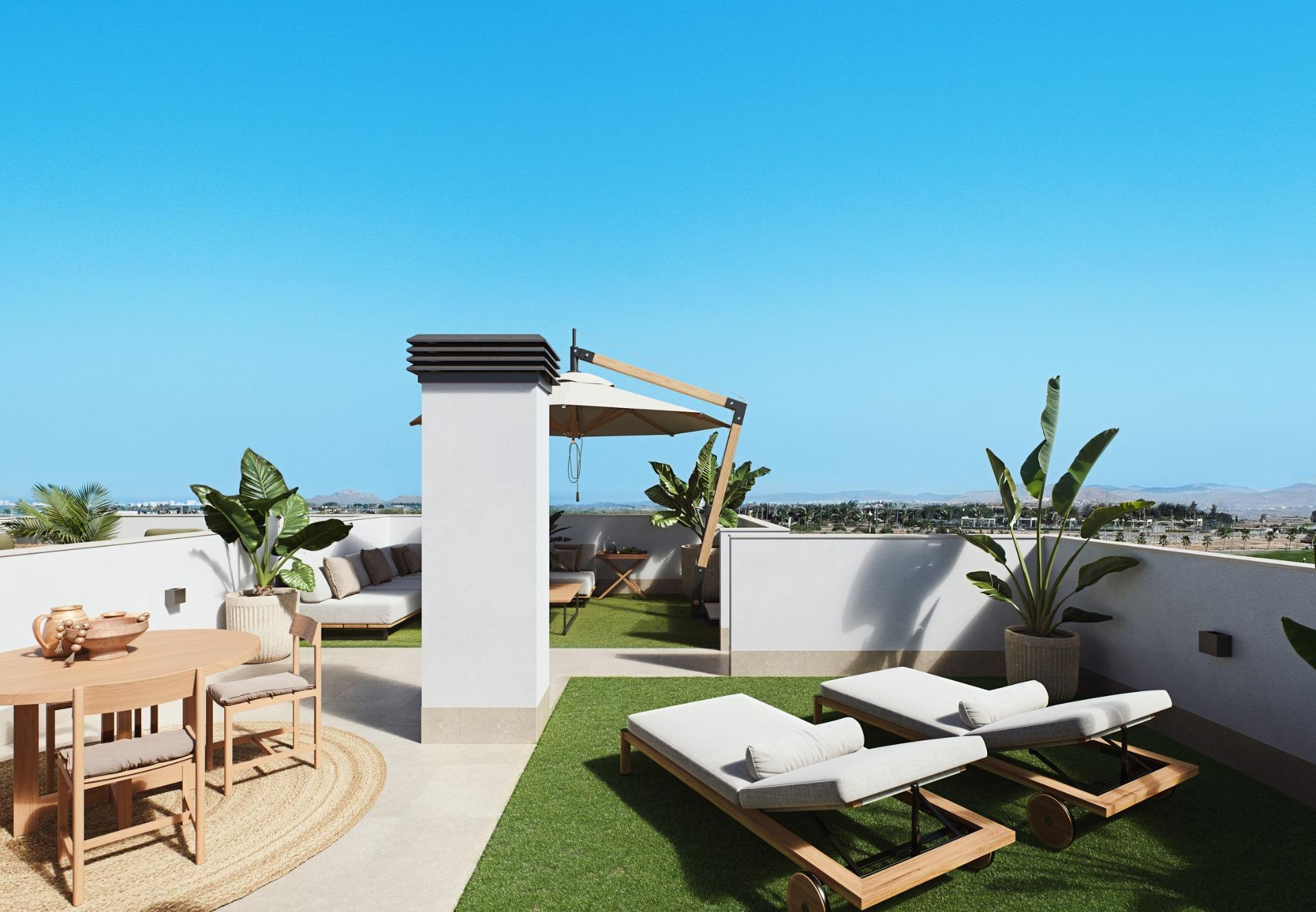 New Build Semi-Detached Villas with Private Pool Near Serena Golf in Los Alcazares - photograph 2